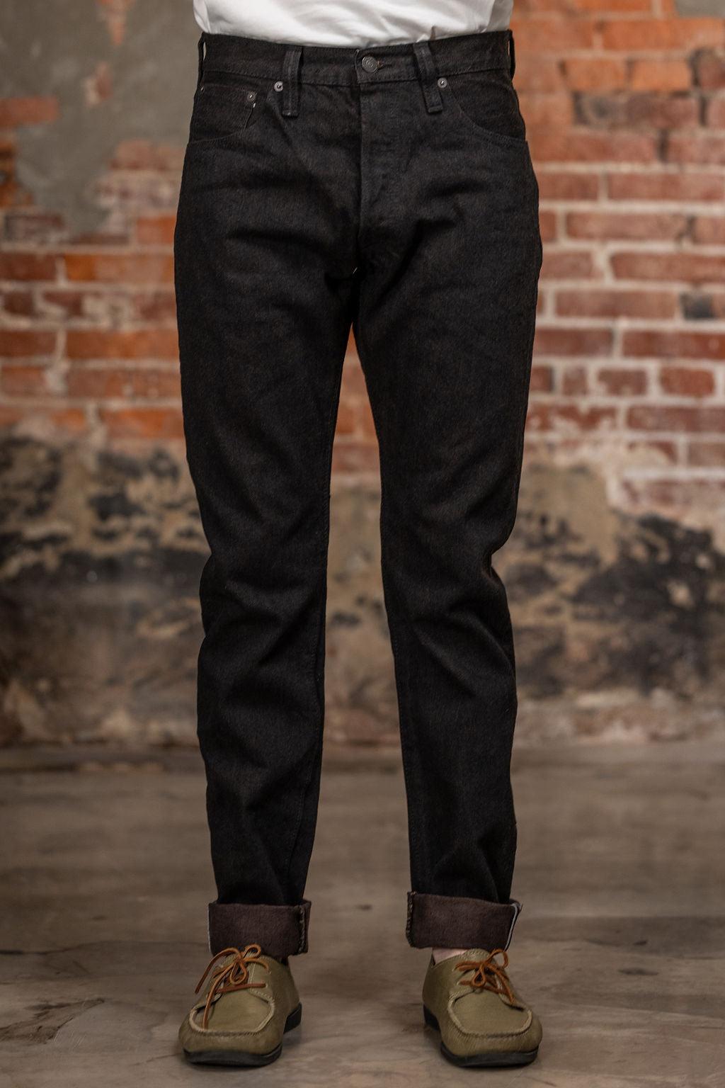 TCD-019-BR Relaxed Tapered - 14oz Teacore Black Denim