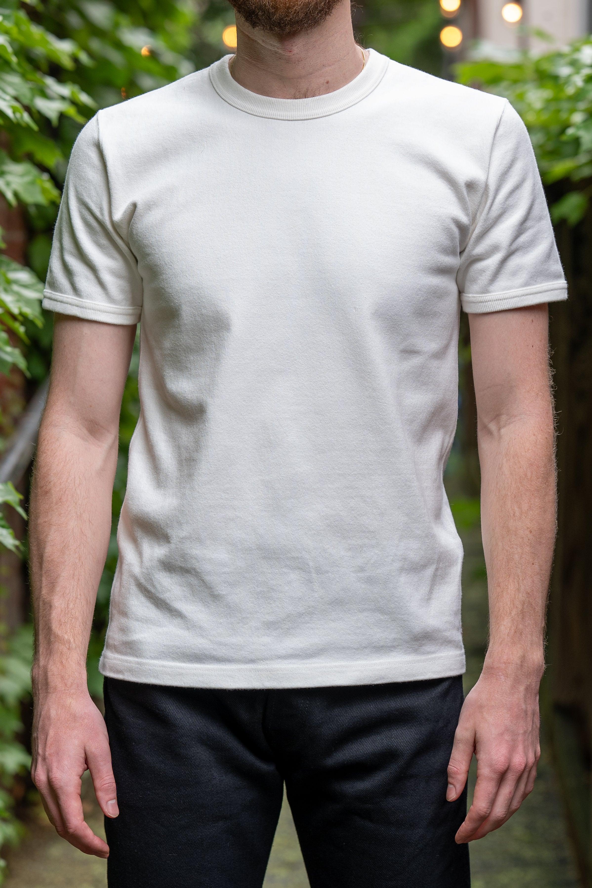 IHT-1600 11oz Cotton Knit Crew Neck T-Shirt - White