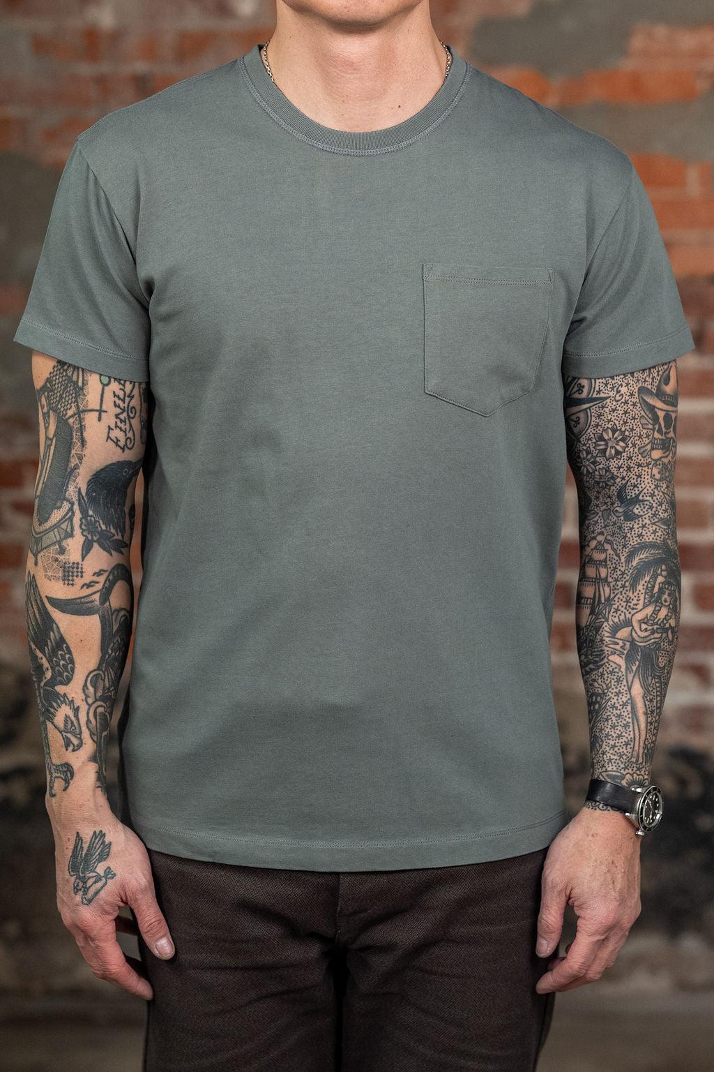 13oz Pocket T-Shirt - Fog