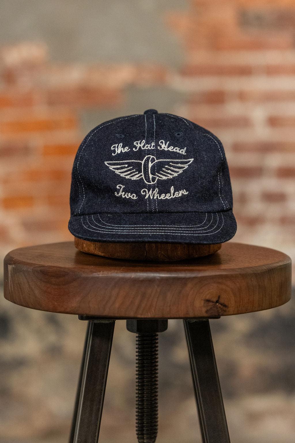 Selvedge Denim Cap Two Wheelers – Indigo