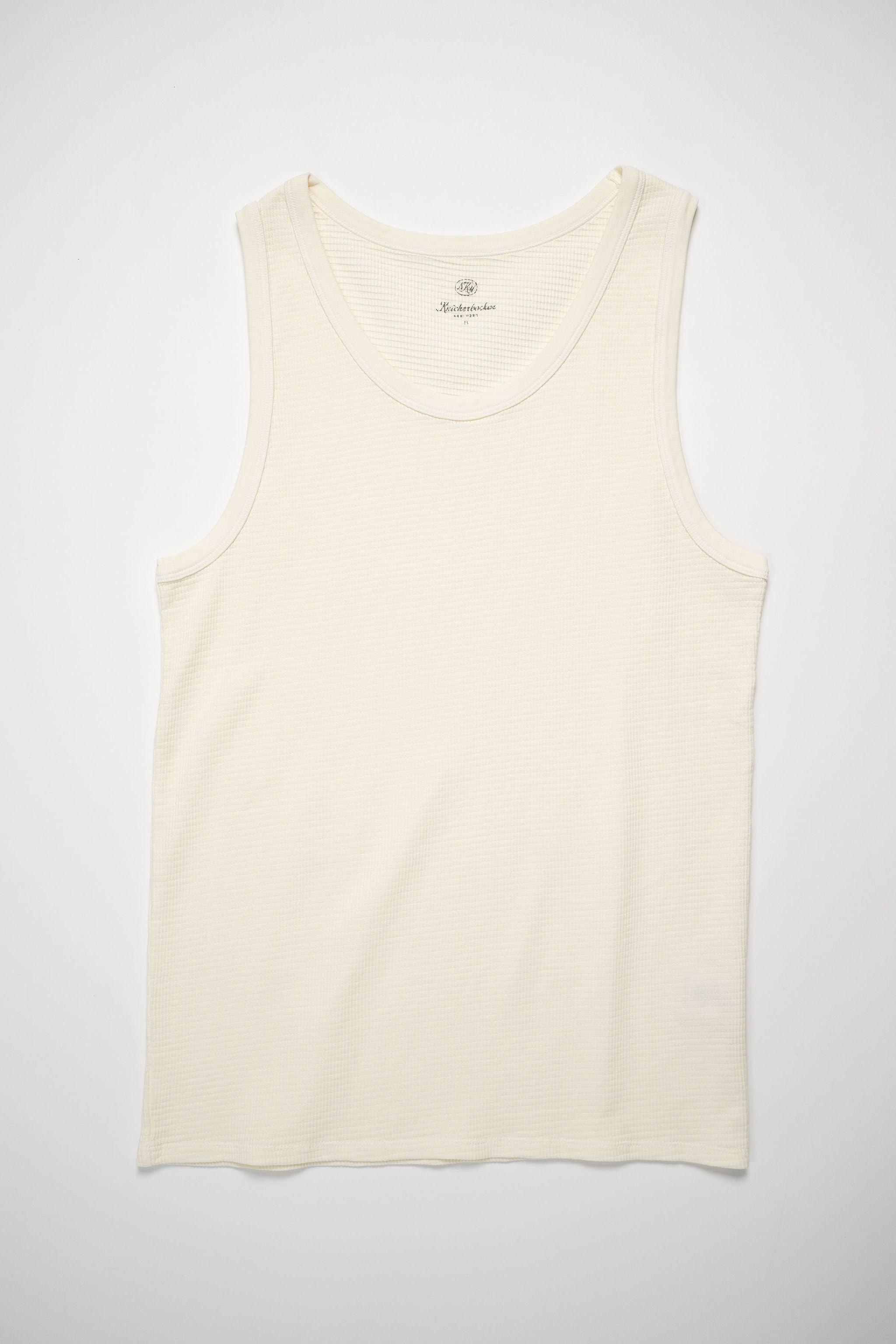 Box Knit Tank - Milk