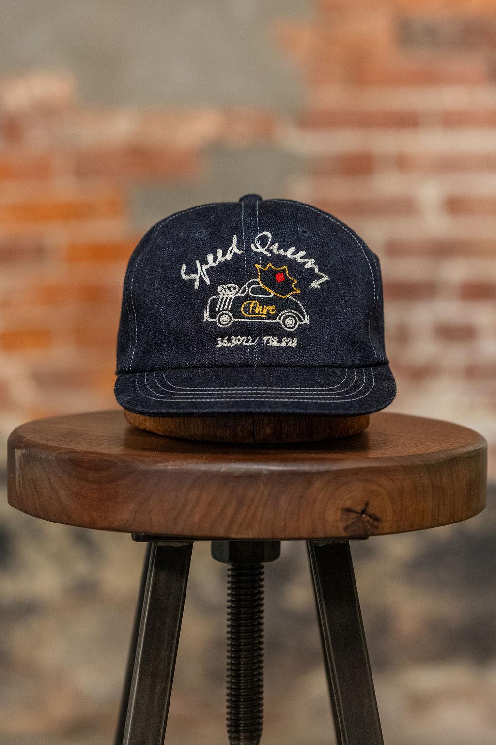 Selvedge Denim Cap Speed Queen – Indigo