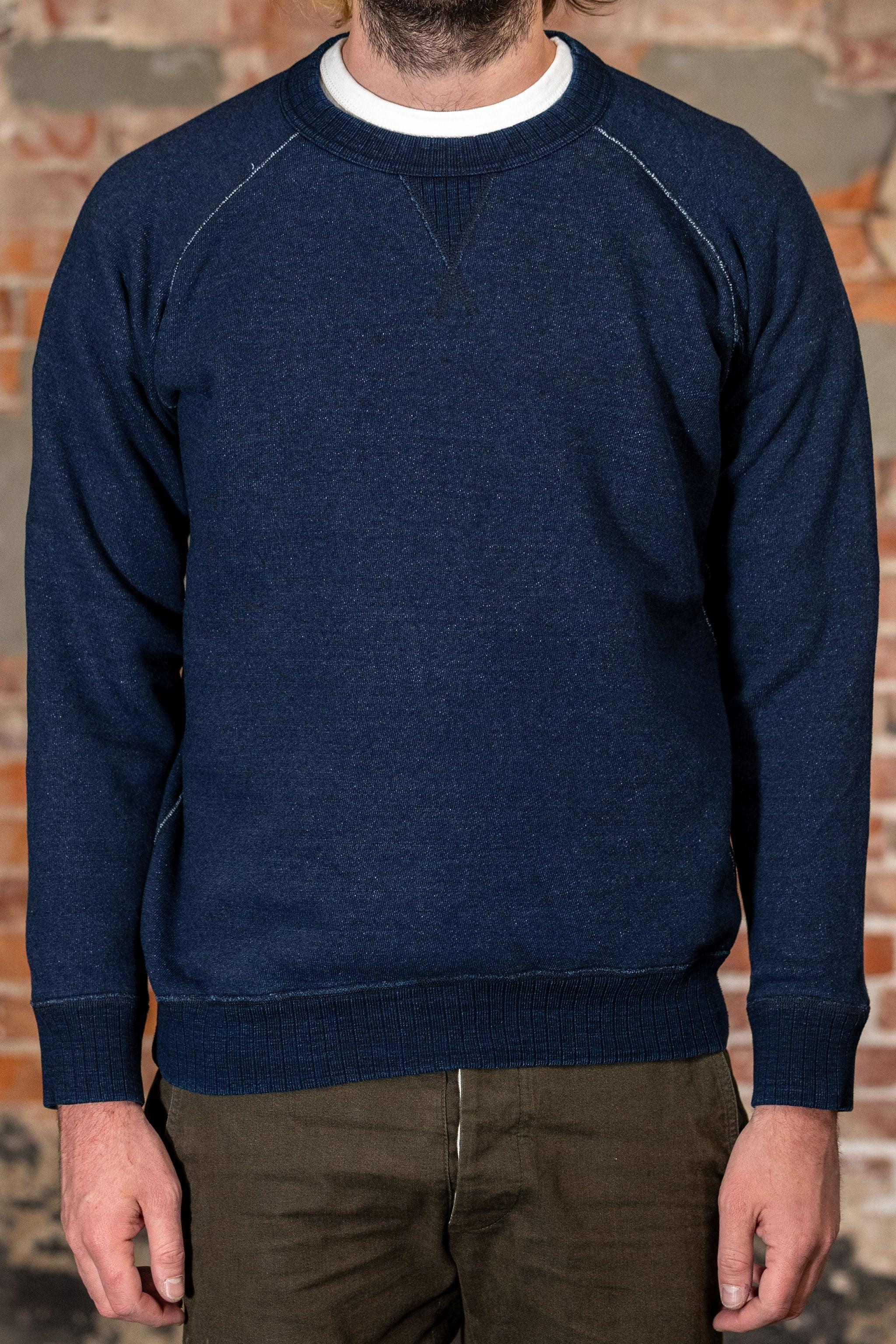 5409-ID Knitted Sweatshirt - Indigo