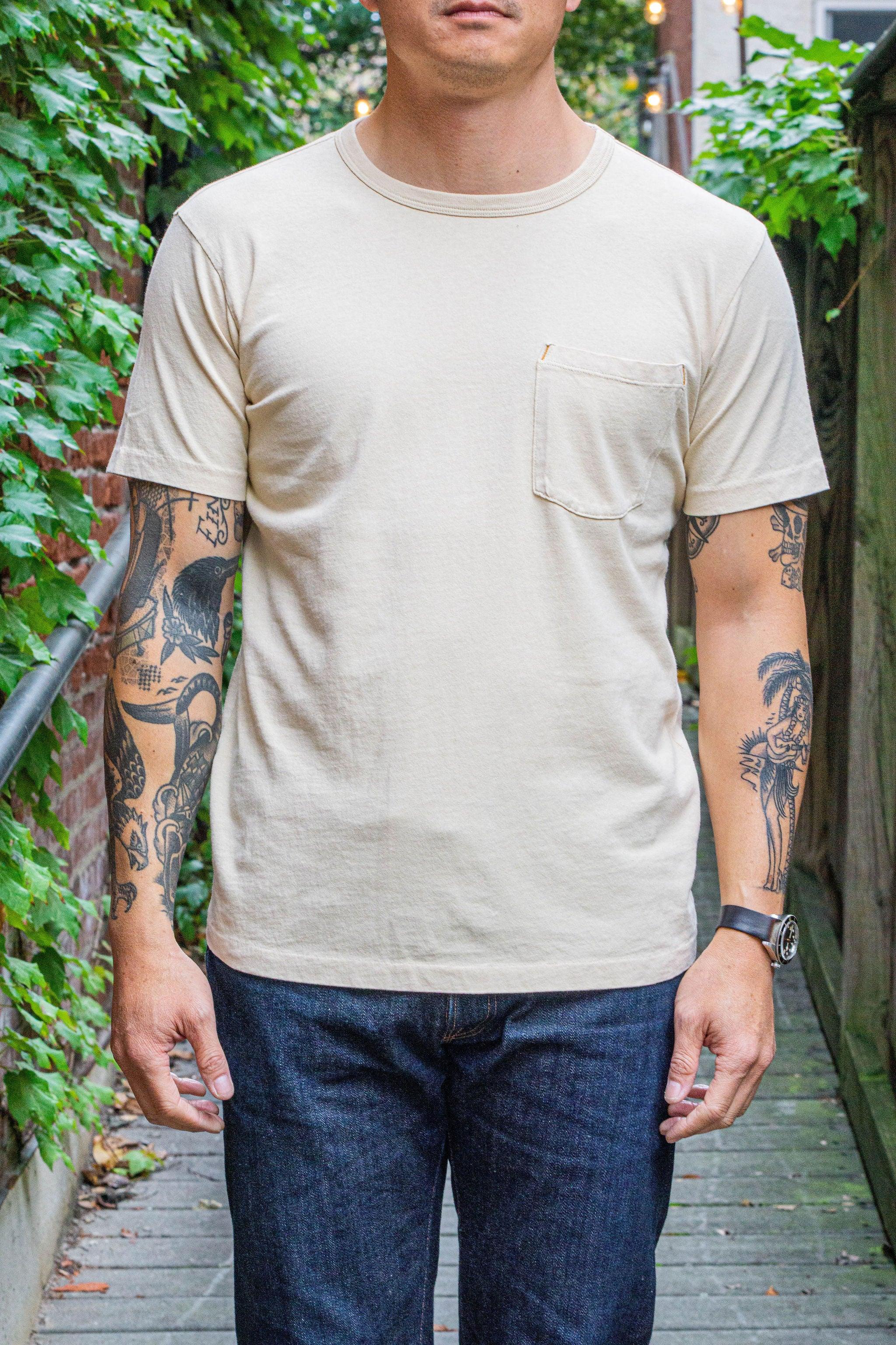 9oz Pocket T-Shirt - Cream