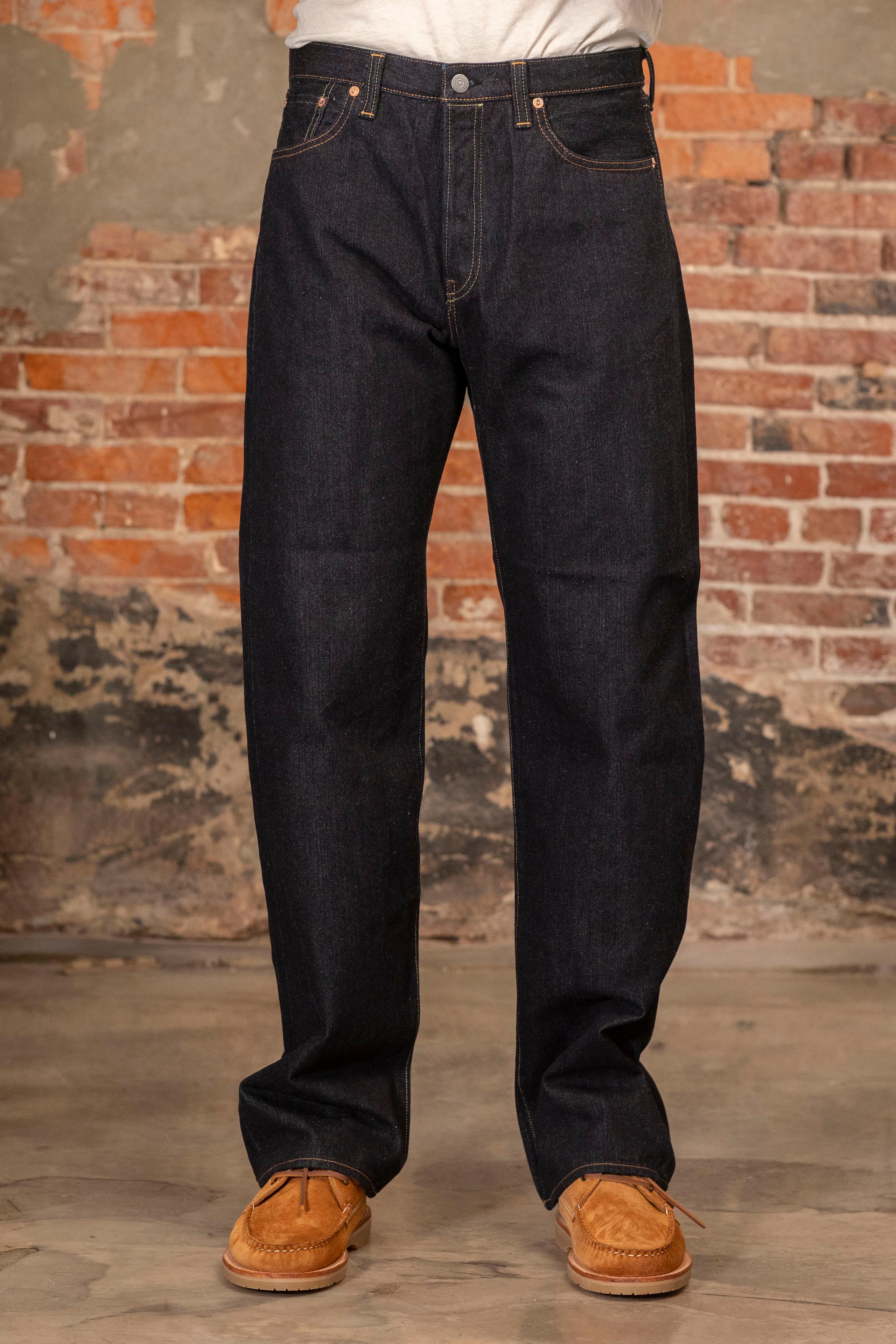 FN-D111 Left Hand Twill Wide Straight - 14.5oz Selvedge Denim