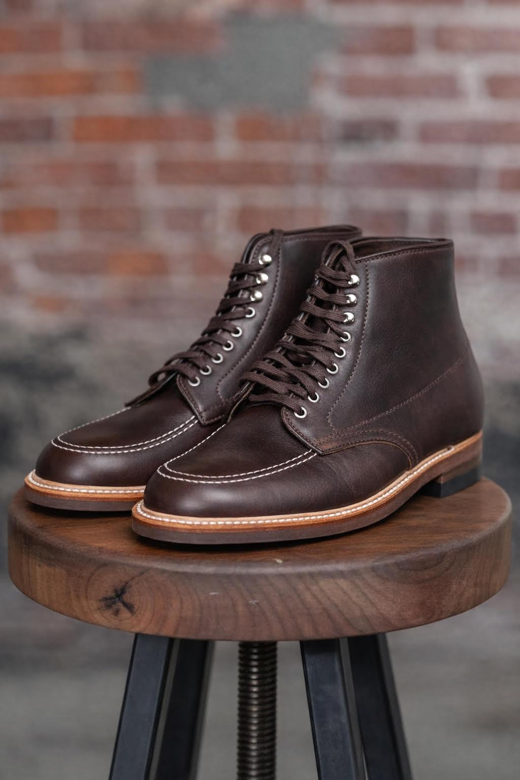 (Pre-Order FW26) Alden Mocc Toe Boot - Arabica Lux