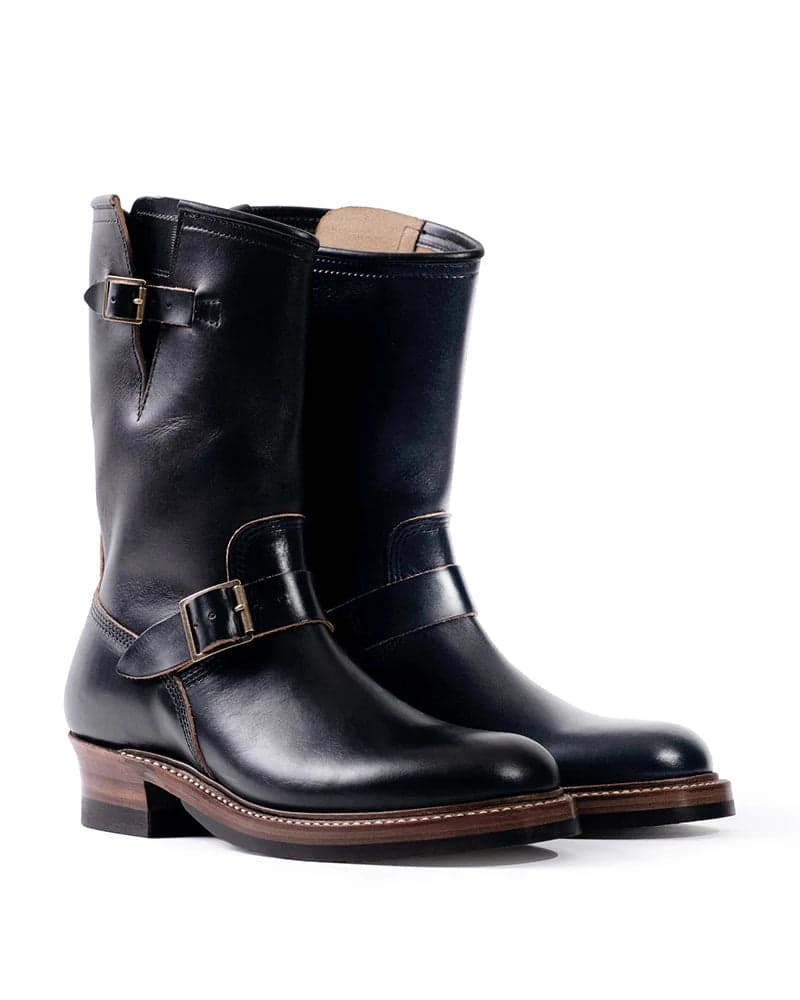 (Pre-Order FW26) John Lofgren Wabash Engineer Boots - Horween CXL Black