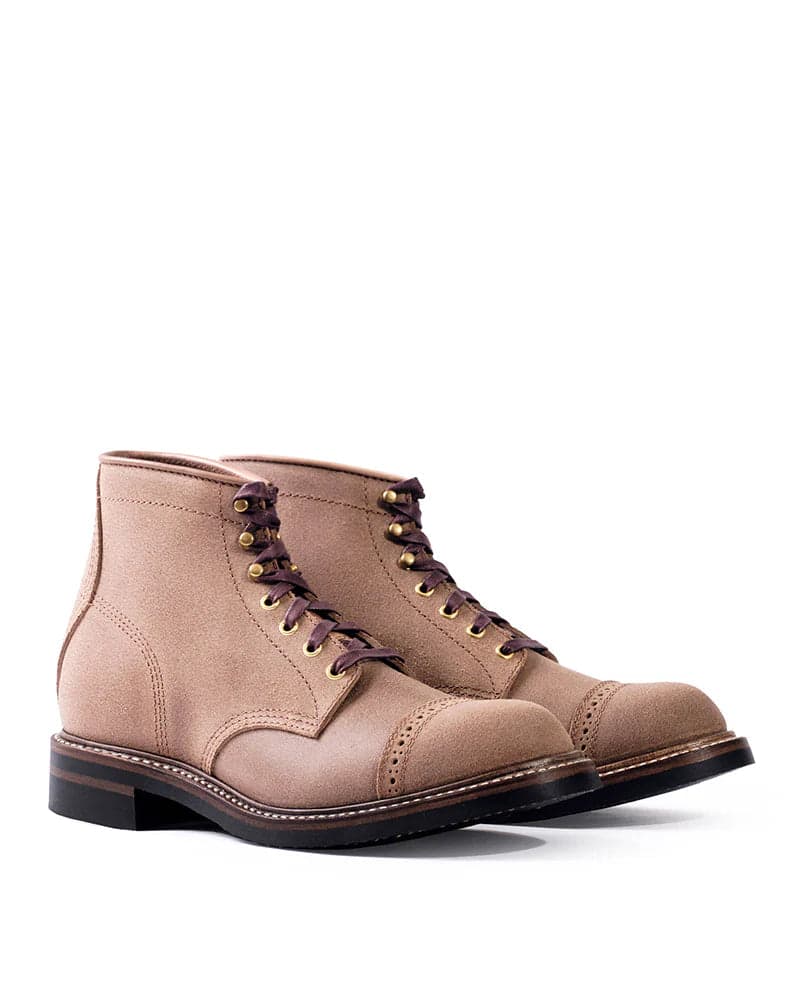 (Pre-Order FW26) John Lofgren Combat Boot - Horween Leather CXL Natural Roughout