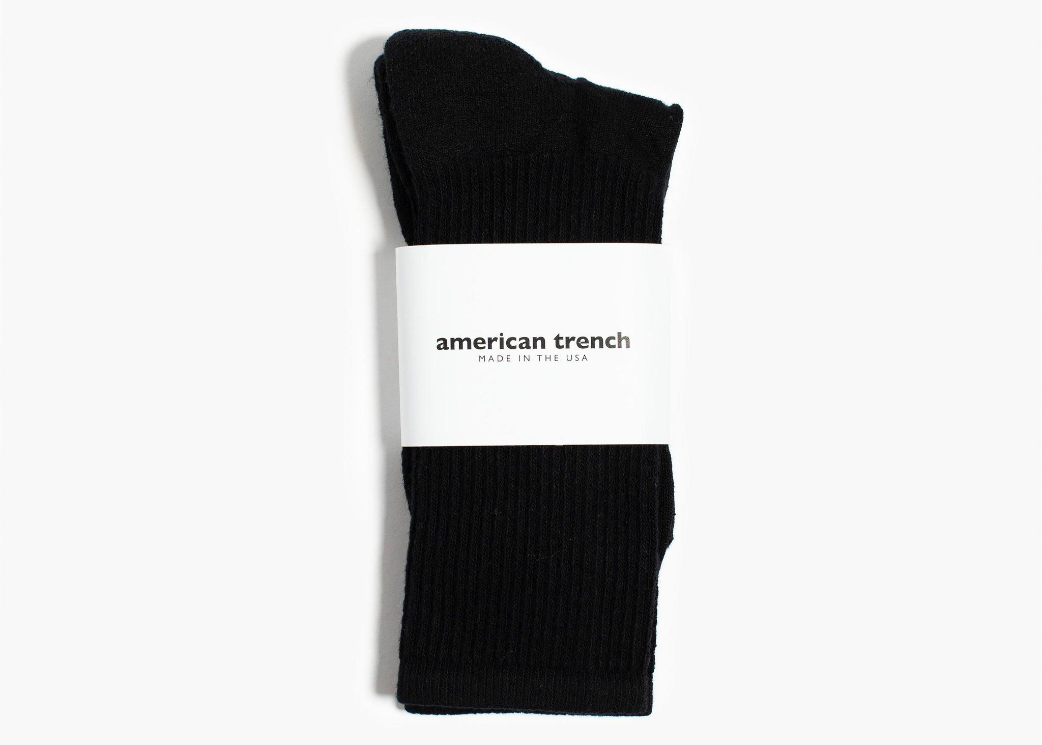 American Trench Mil-Spec Sport Sock – Black
