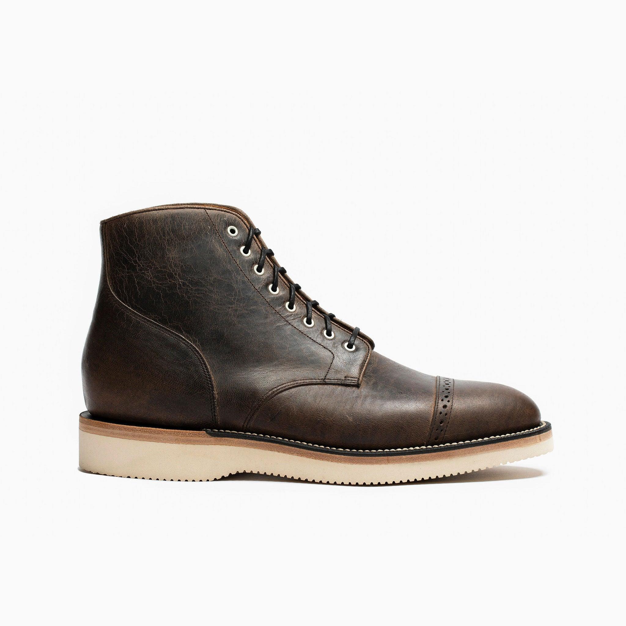 Garrison Boot Black Waxed Deer
