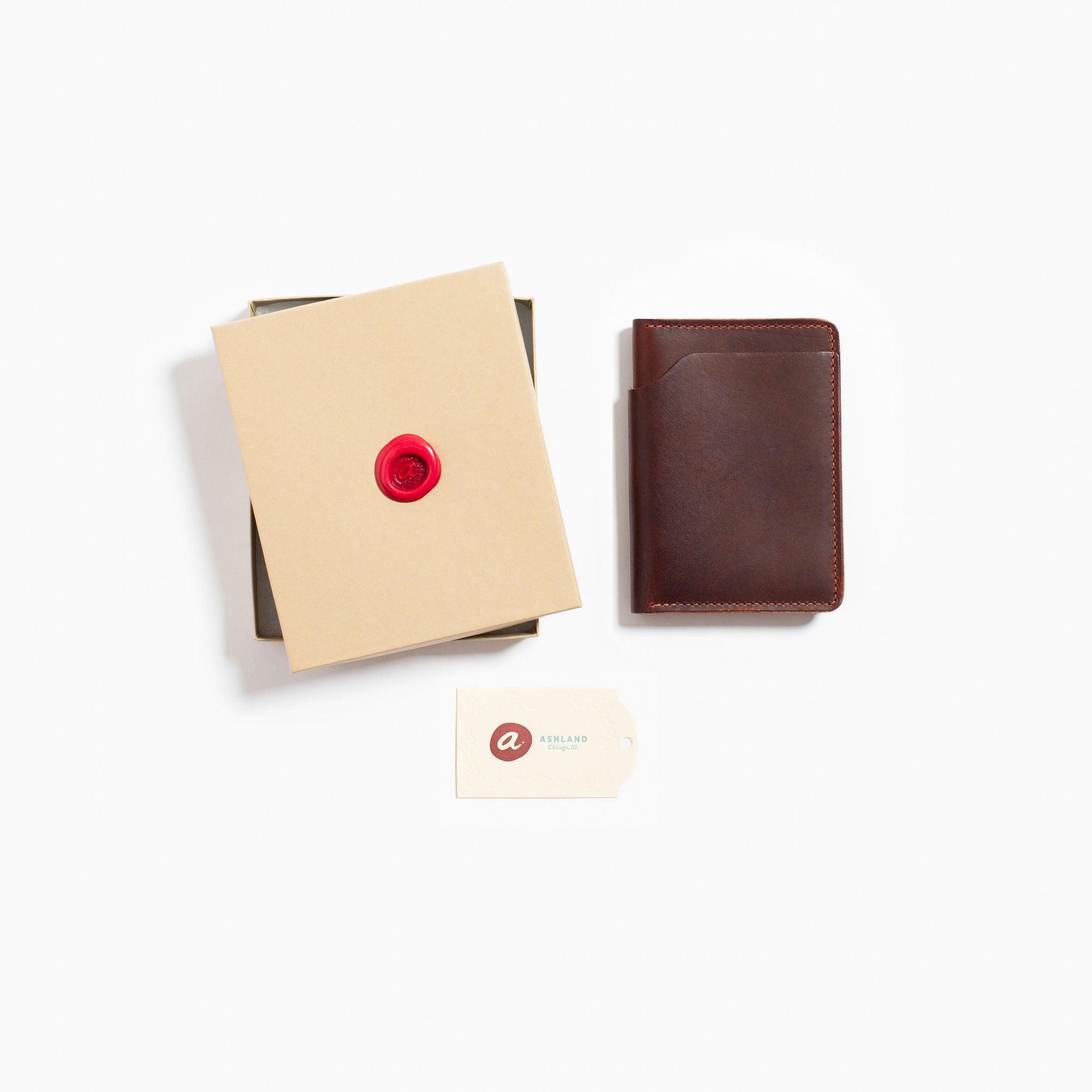 Ashland Traveler Passport Holder - Brown Cypress