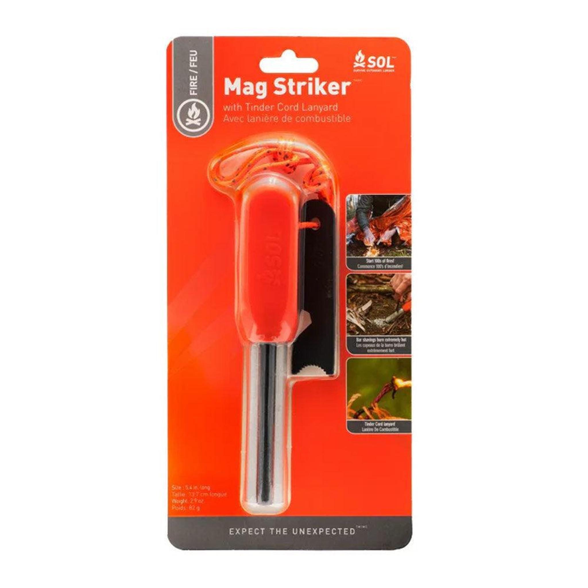 Survive Outdoors Longer Mag Striker Whie Tinder Cord