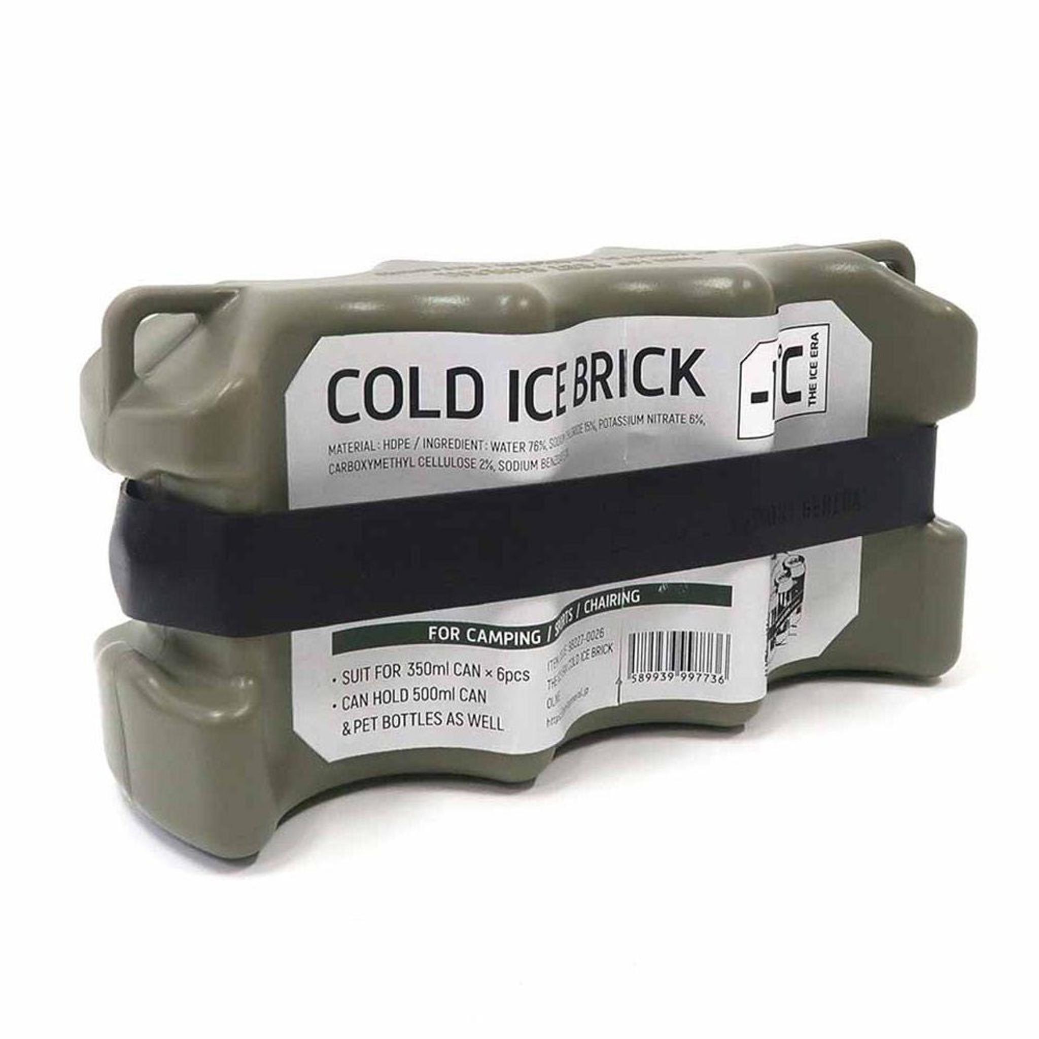 The Ice Era Cold Ice Brick (6 Lot Assorted Colors) Coolers Tools - Olive