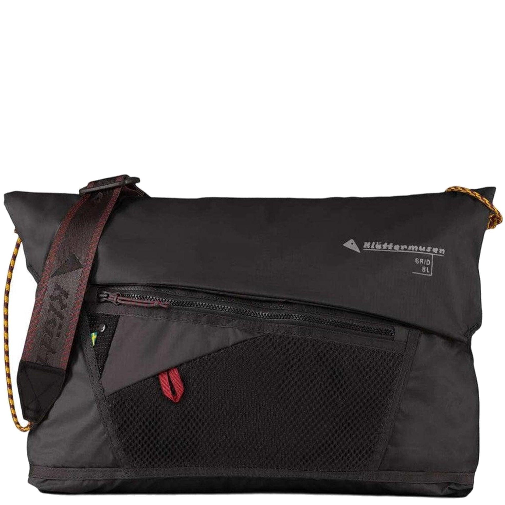 Unisex Grid Bag - Raven