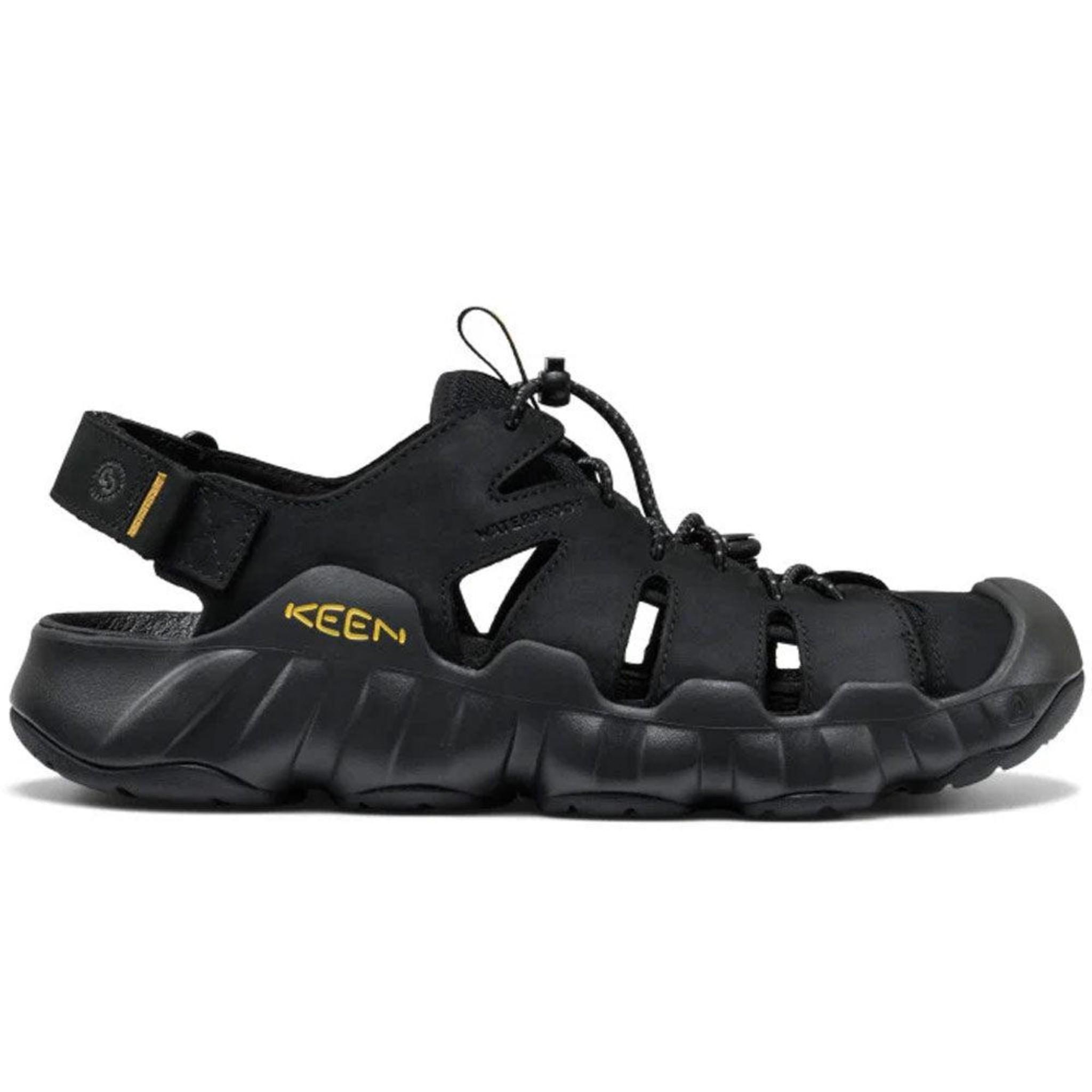 Hyperport Fisherman Leather Sandal 'Black / Keen Yellow'