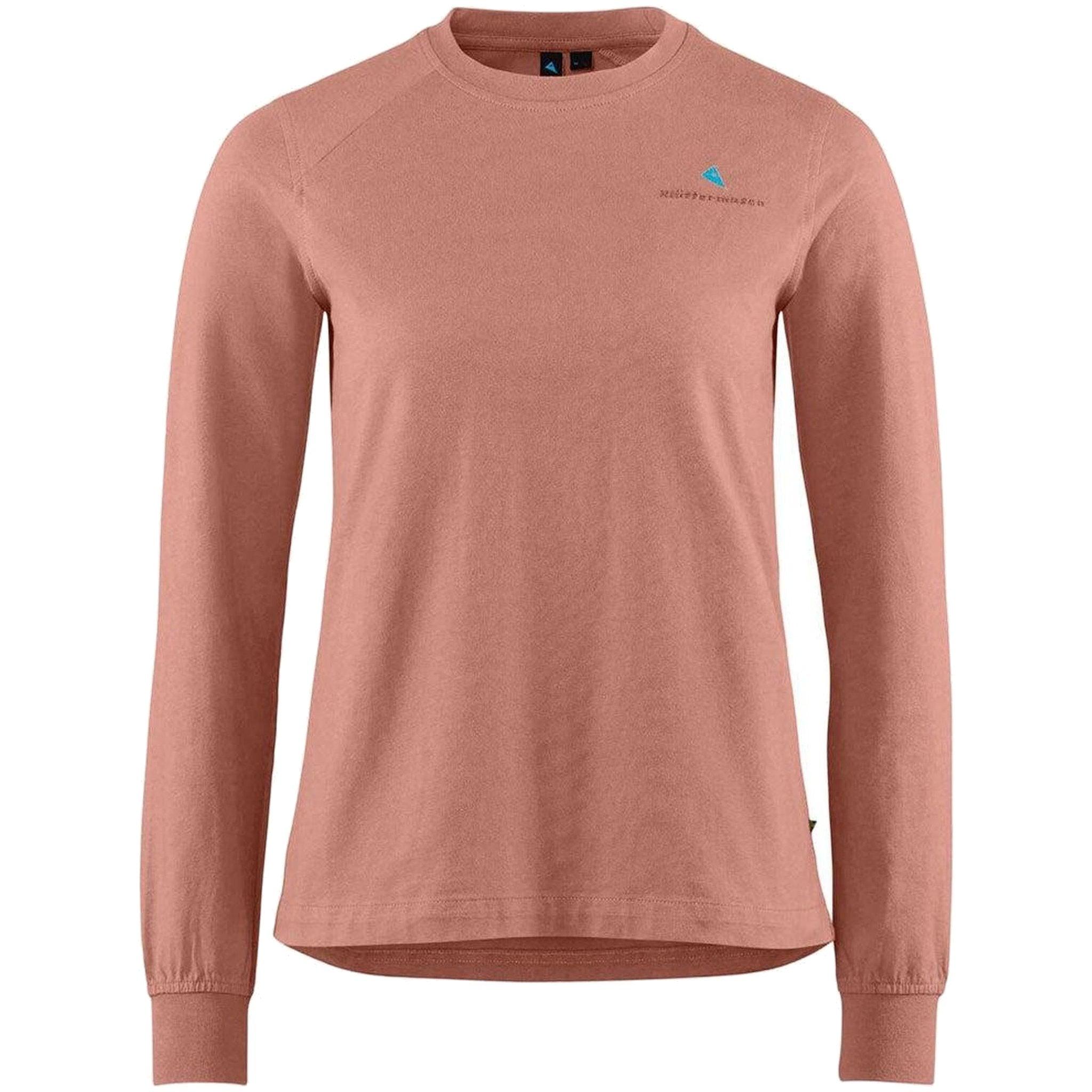 Women's Root Logo LS Tee - Cedar Rose