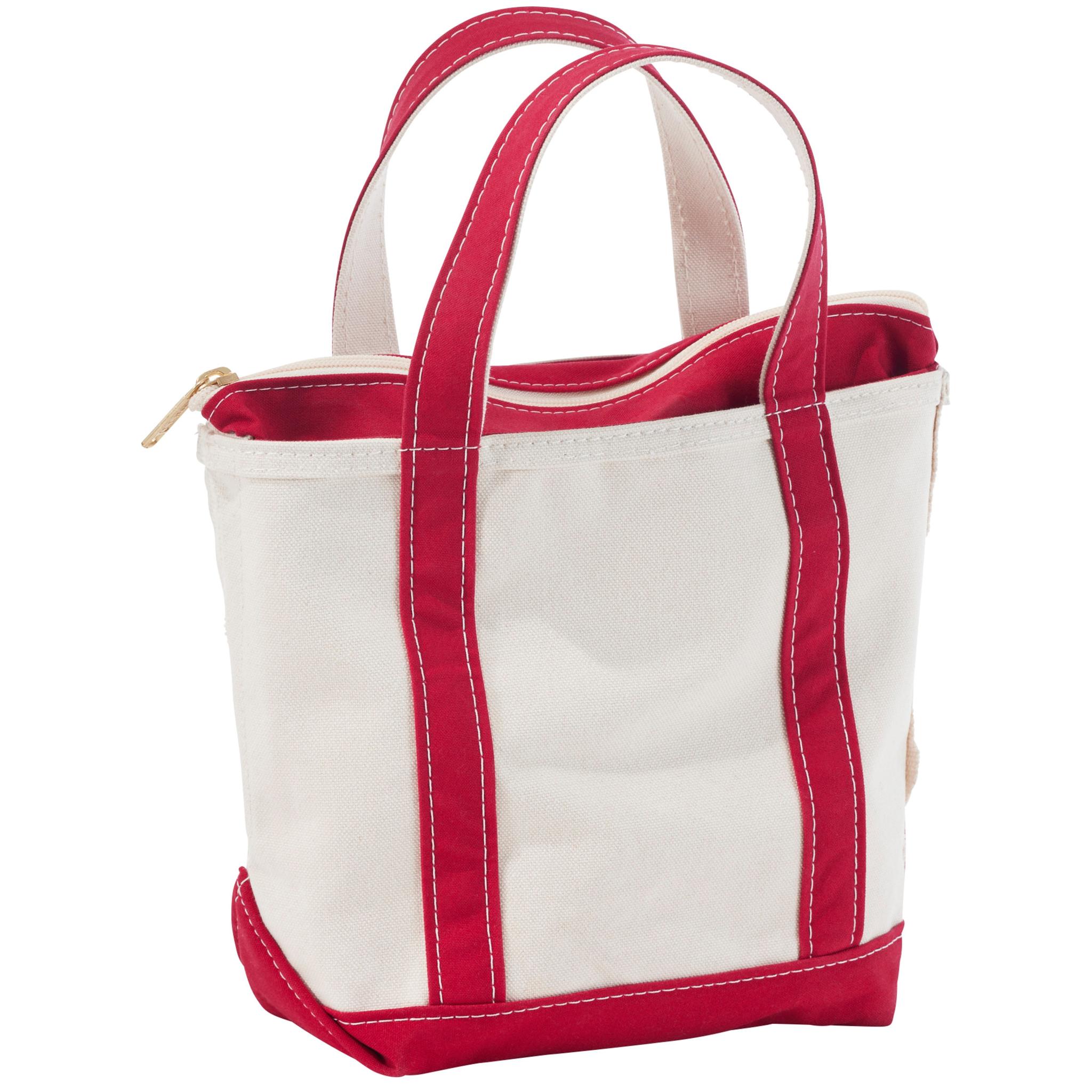 Zip-Top Boat and Tote Small - Red Trim