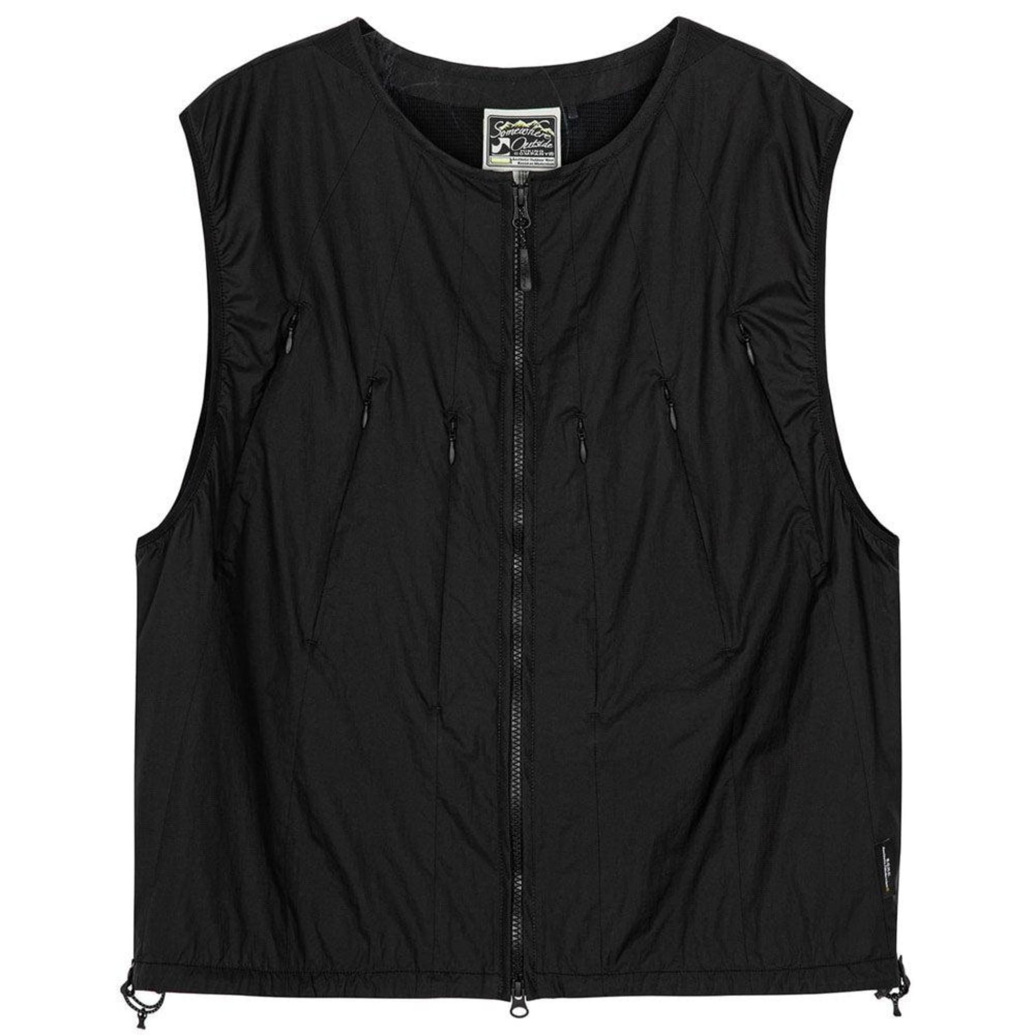 Ventilation Zip Vest 'Black'