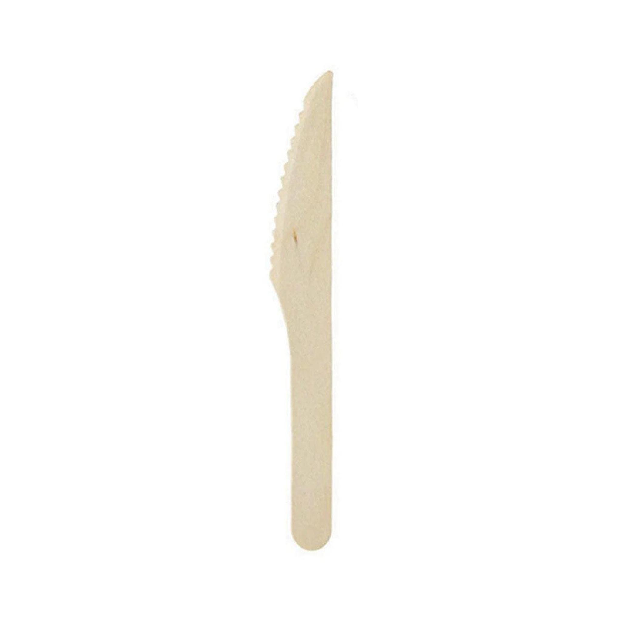 Disposable Birch Knife - 100pcs