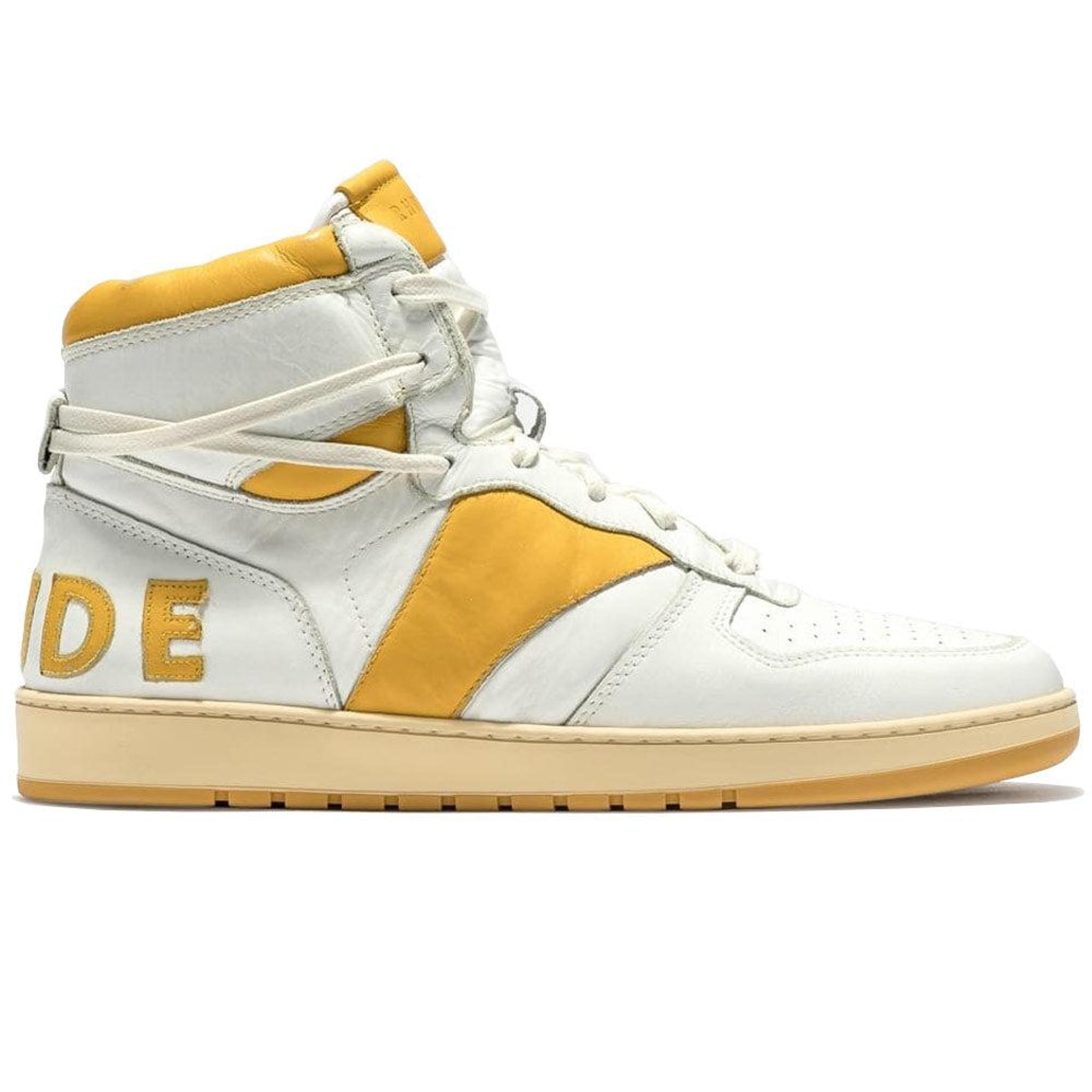 Rhecess HI Sneakers 'White / Mustard'