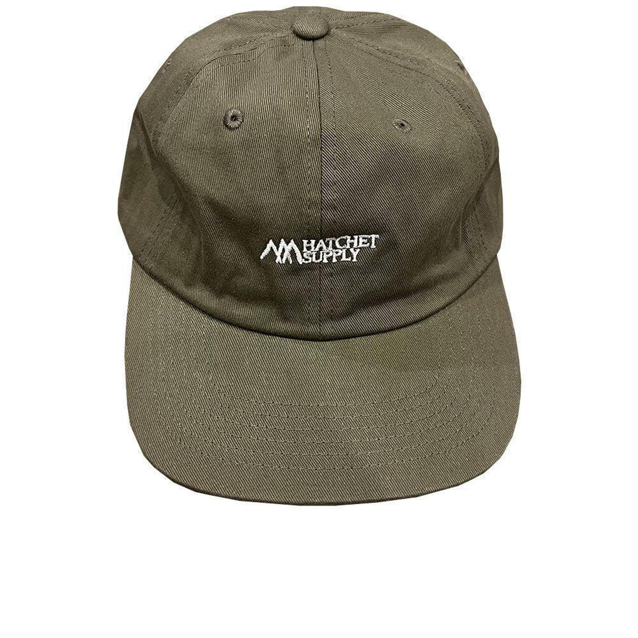 6-Panel Washed Twill Cap in Olive