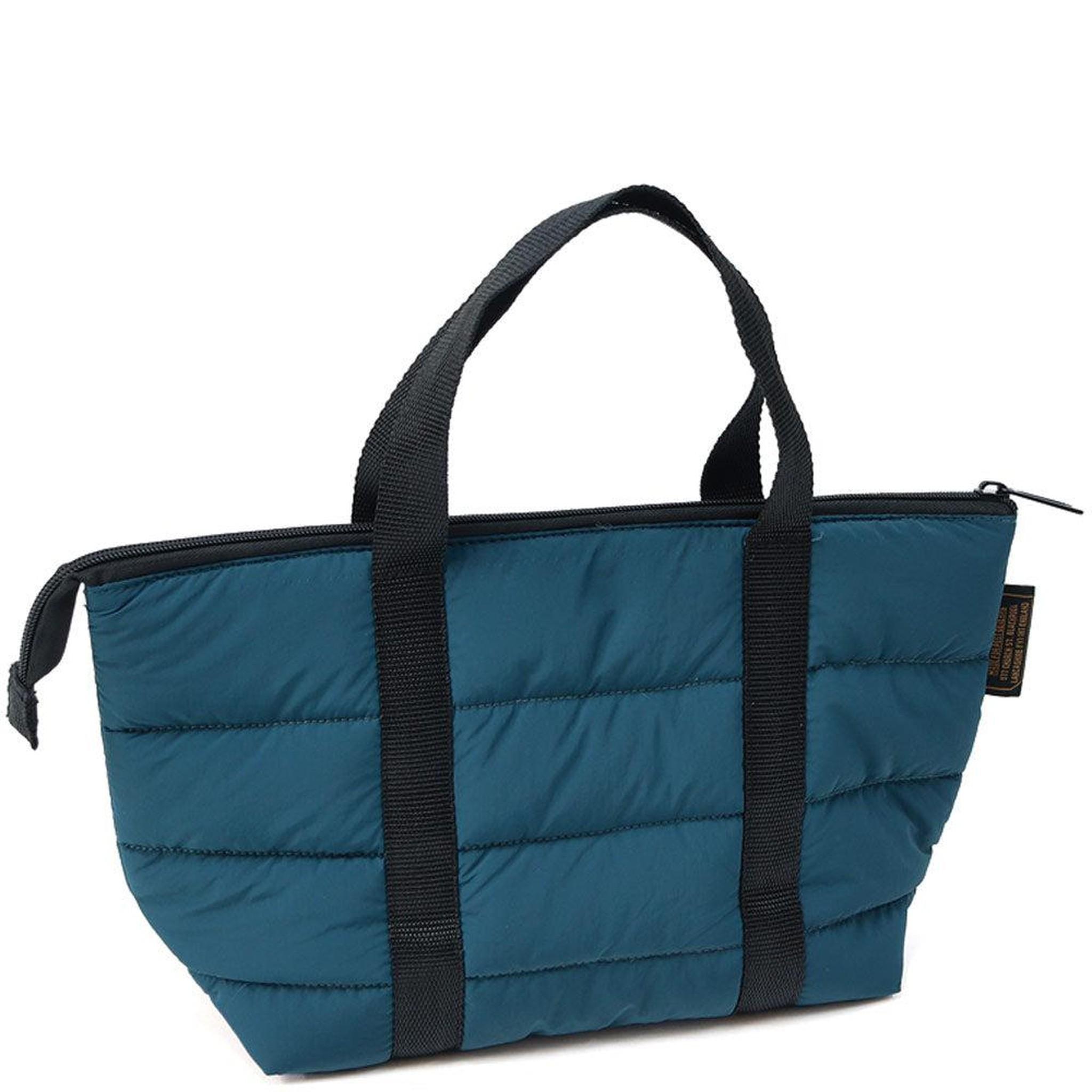 Quilted Cooler Tote - Forest Green