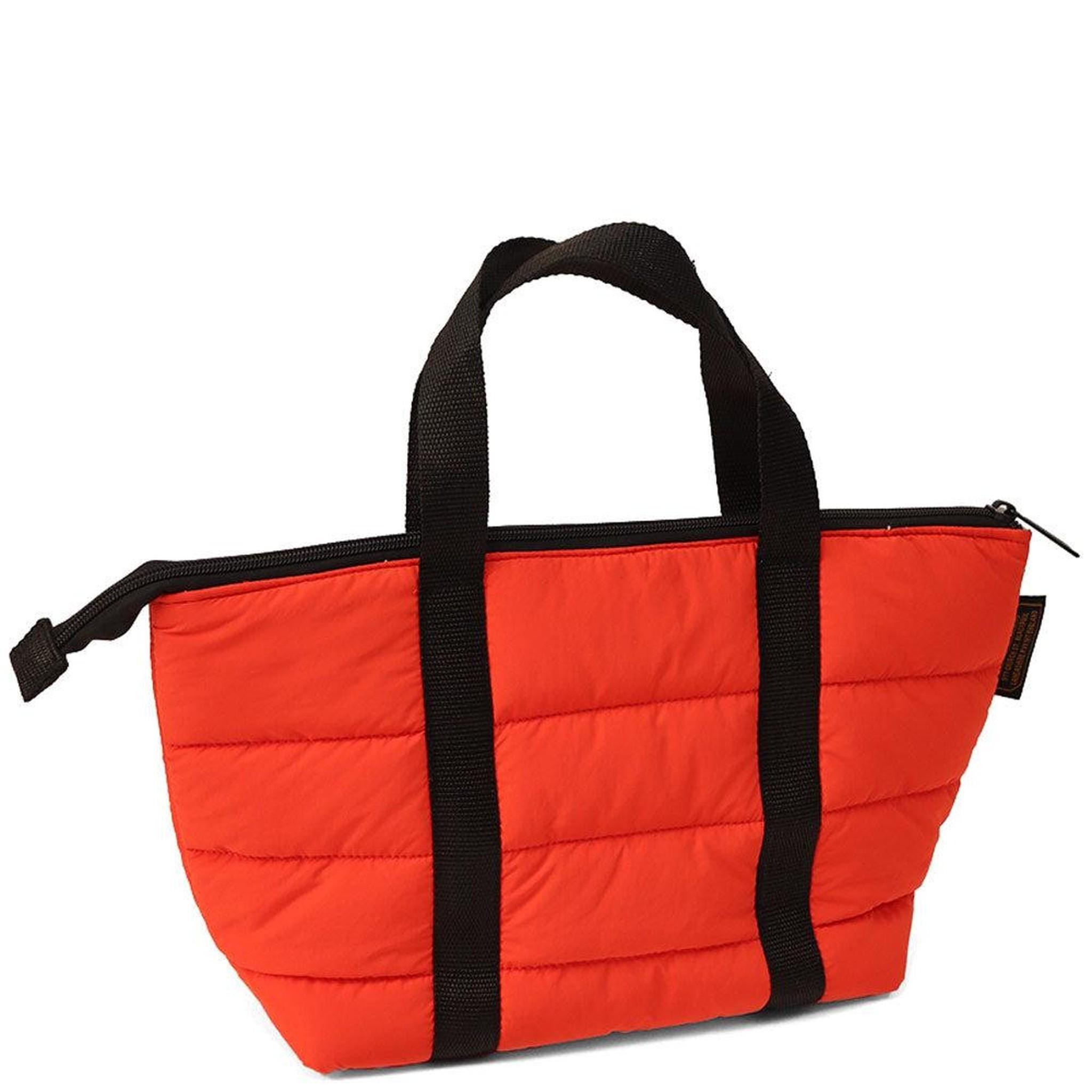 Quilted Cooler Tote - Orange