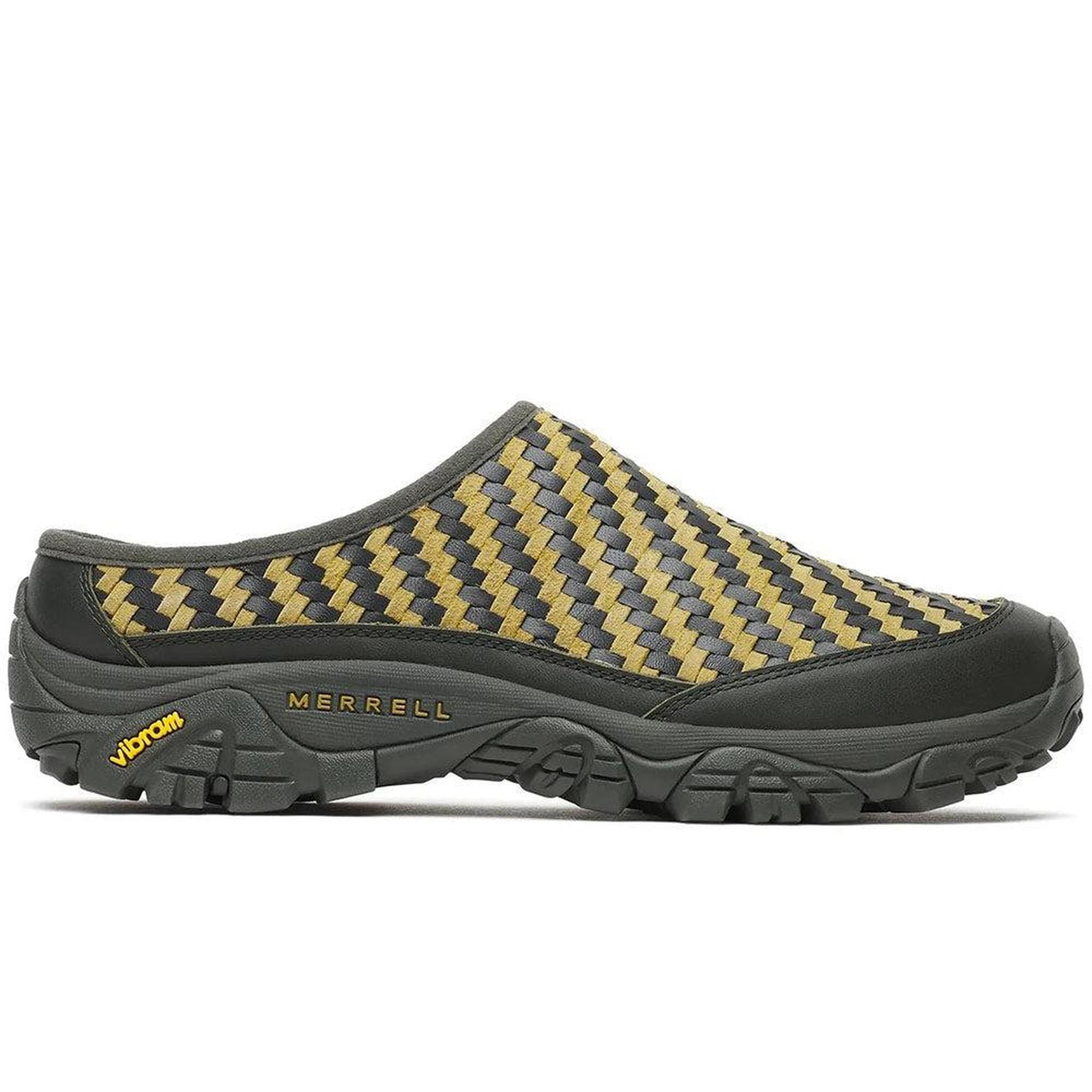 1TRL Moab 2 Slide Leather Woven - Beluga/Sugar Kelp