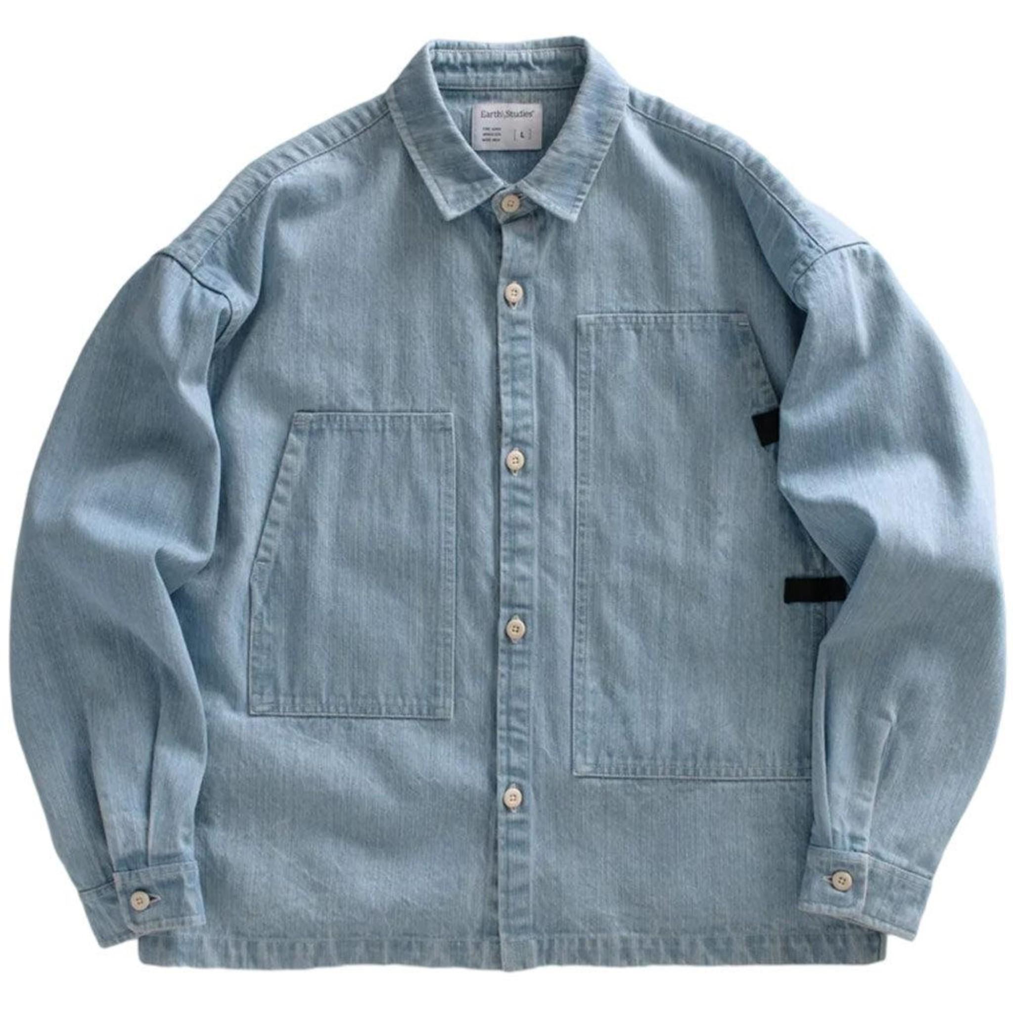 Research Shirt 'Washed Denim'