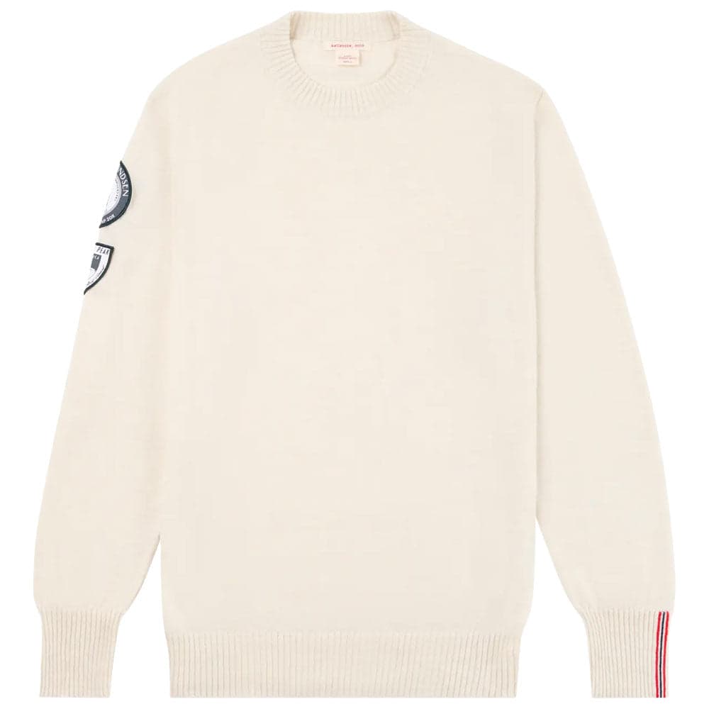 Peak Crew Neck Mens Oatmeal