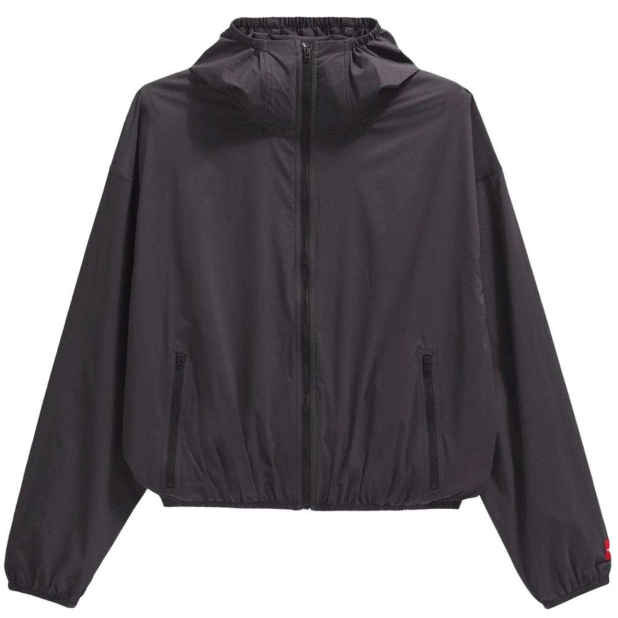 TNF™ Red Box Packable Hooded Wind Jacket 'Obsidian'