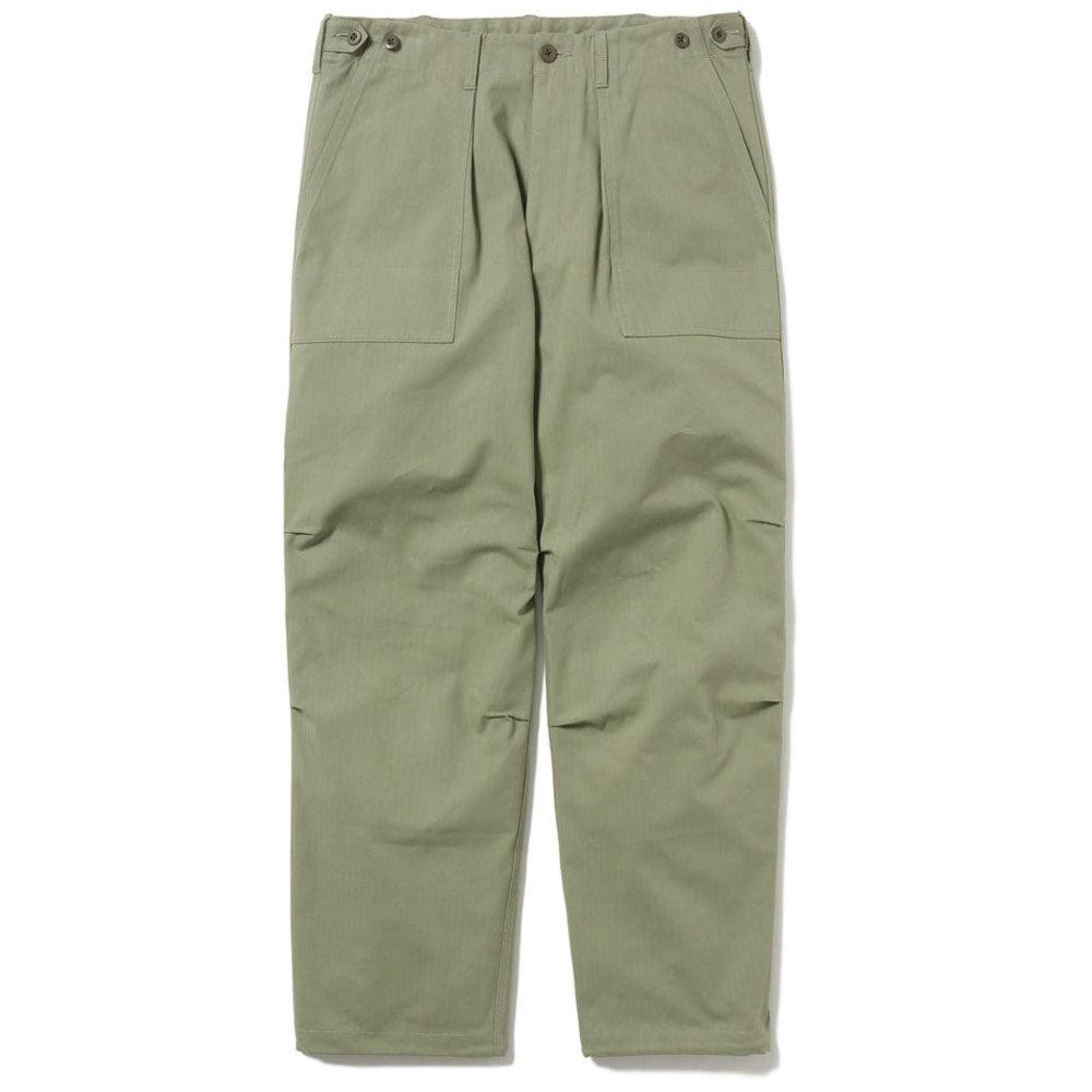 Takibi Herringbone Pants 'Foliage'