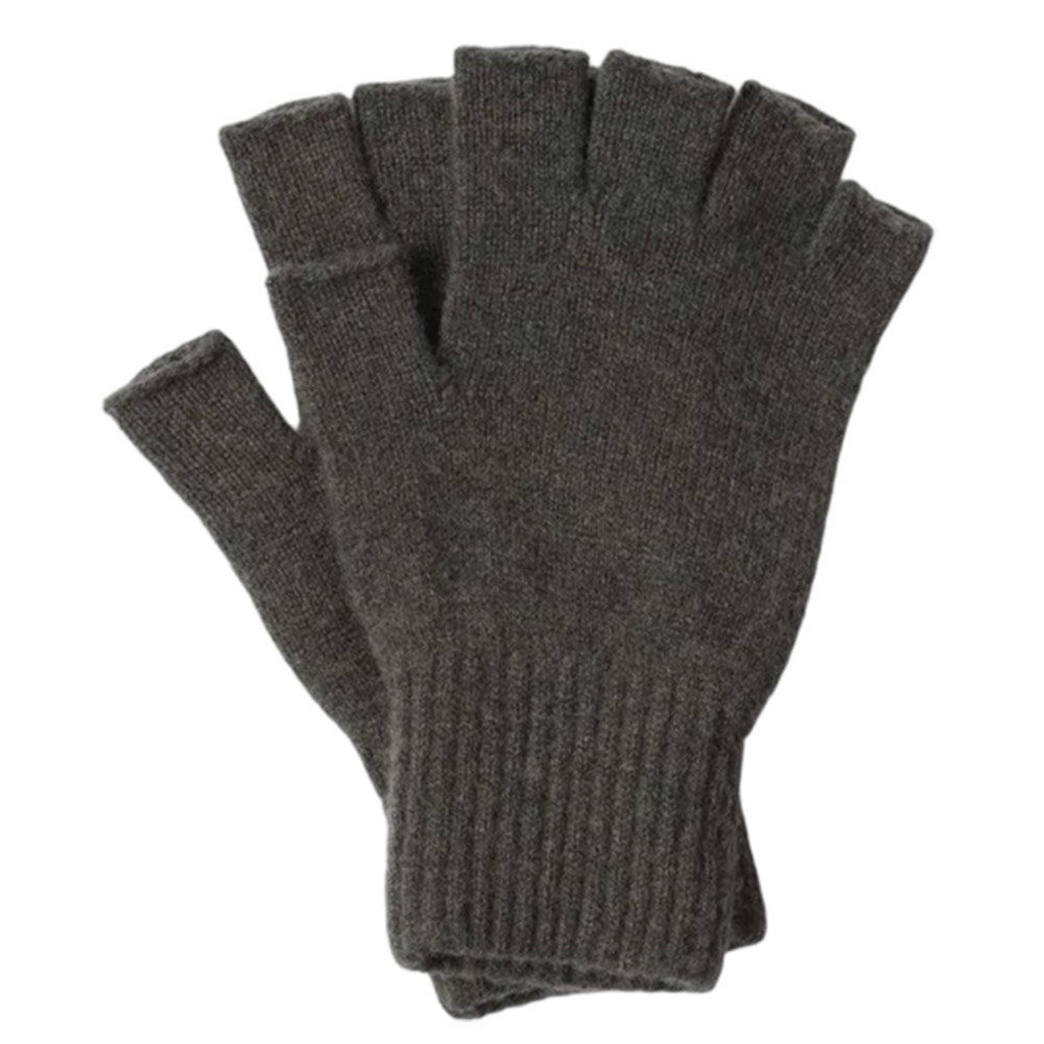 Margaret Howell MHL Cut Off Glove Lambswool in Seaweed