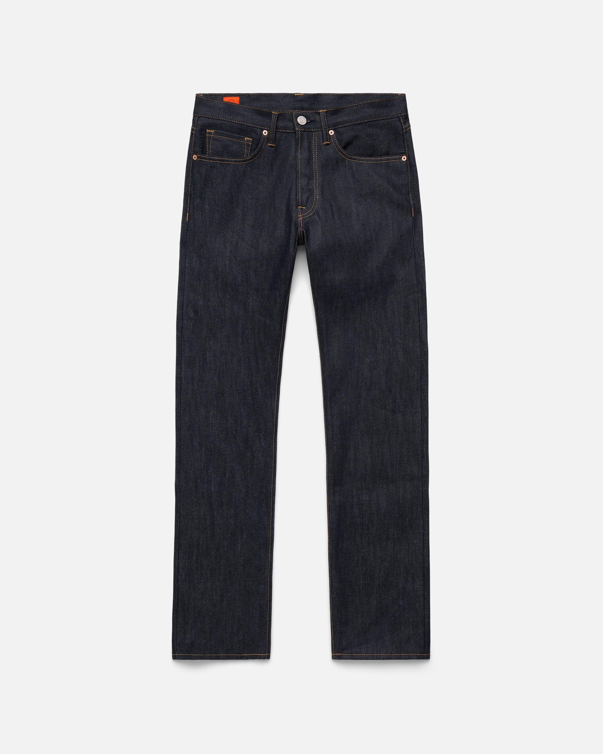 14oz Japanese Selvedge Denim Straight Cut - Indigo