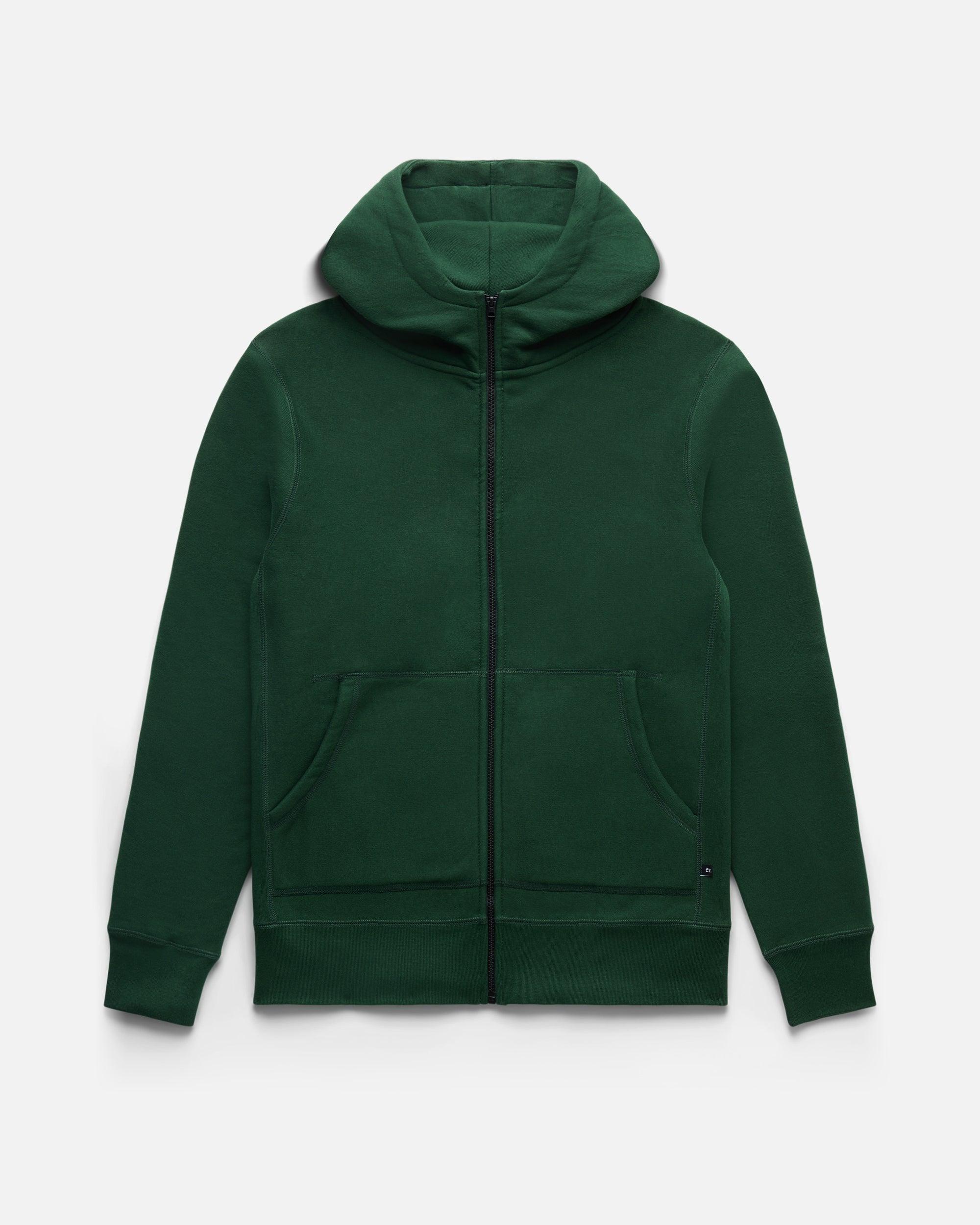 High Neck Hooded Sweatshirt