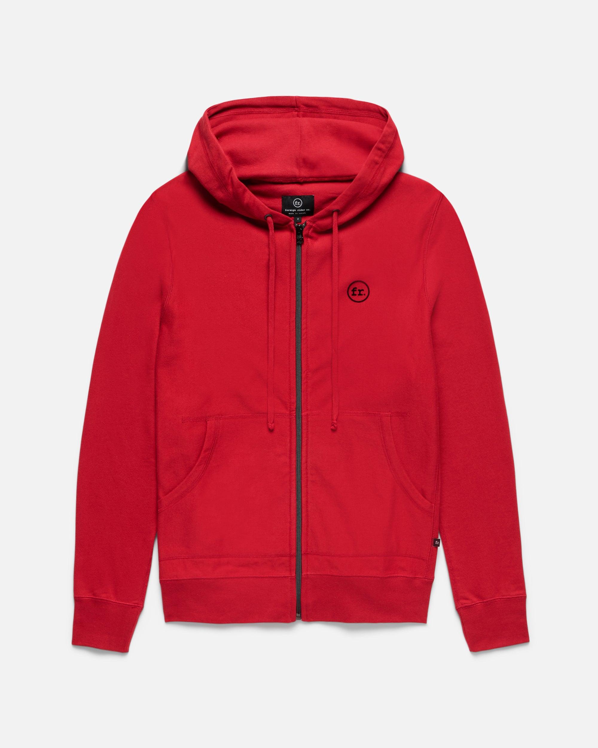 Retro Full Zip Hooded Sweatshirt
