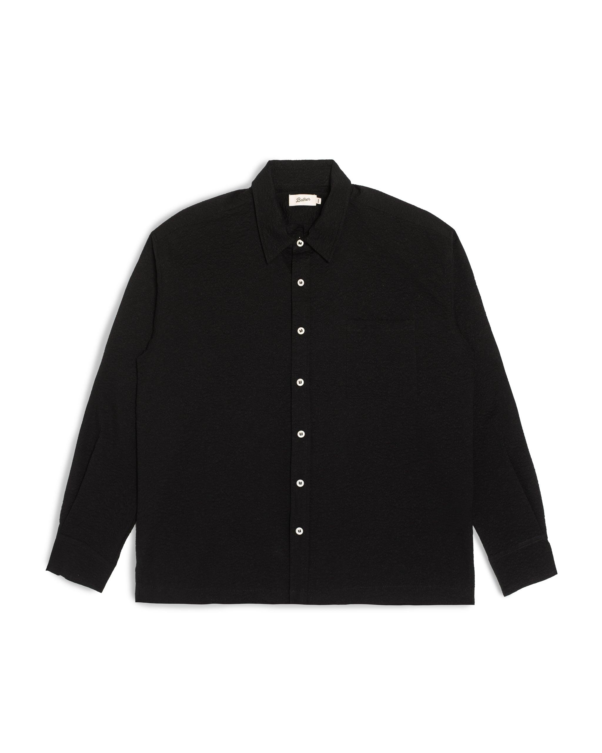 Black Ripple Leisure Shirt