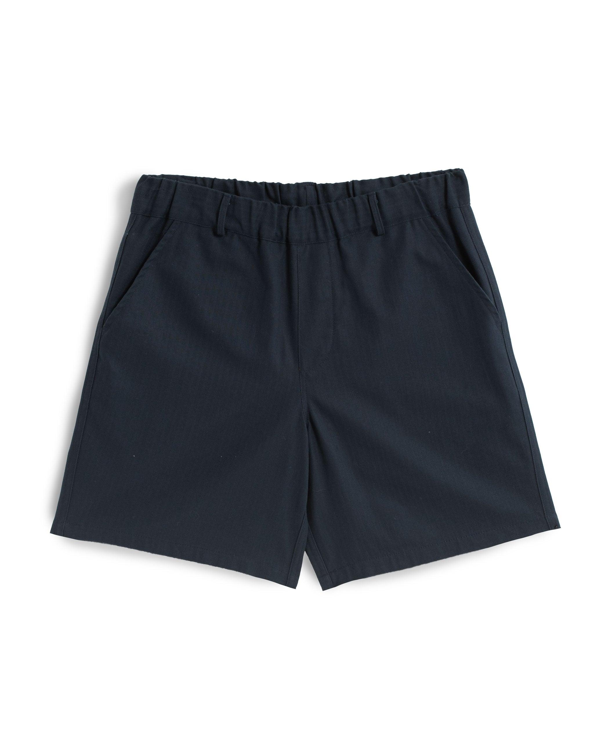 Midnight Herringbone Leisure Short