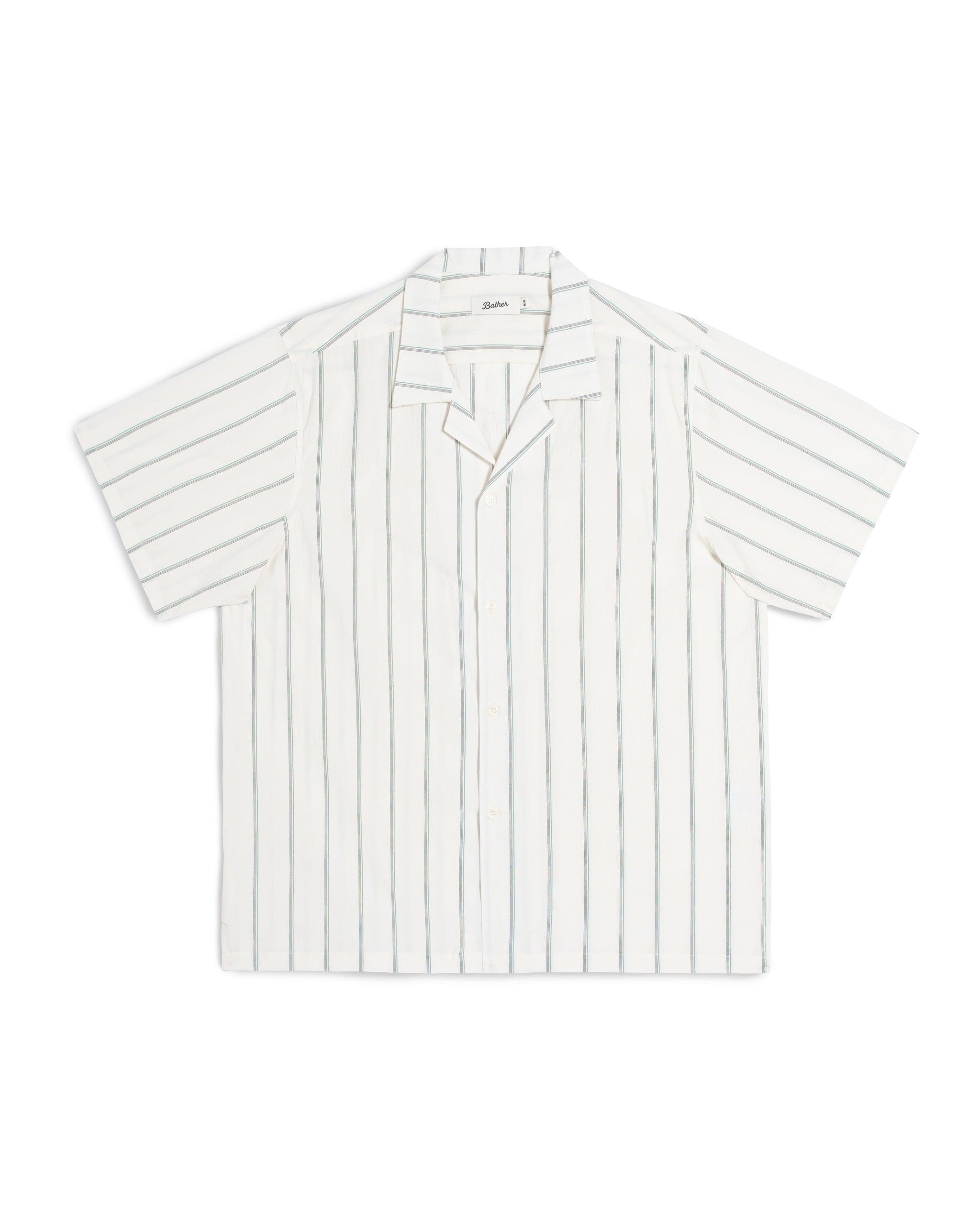 Sea Stripe Camp Shirt