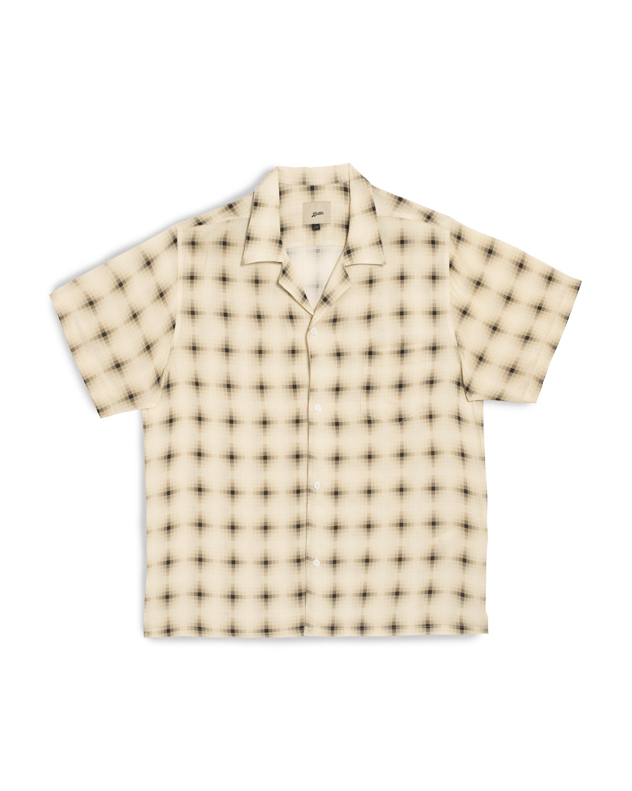Ivory Digi Plaid Camp Shirt