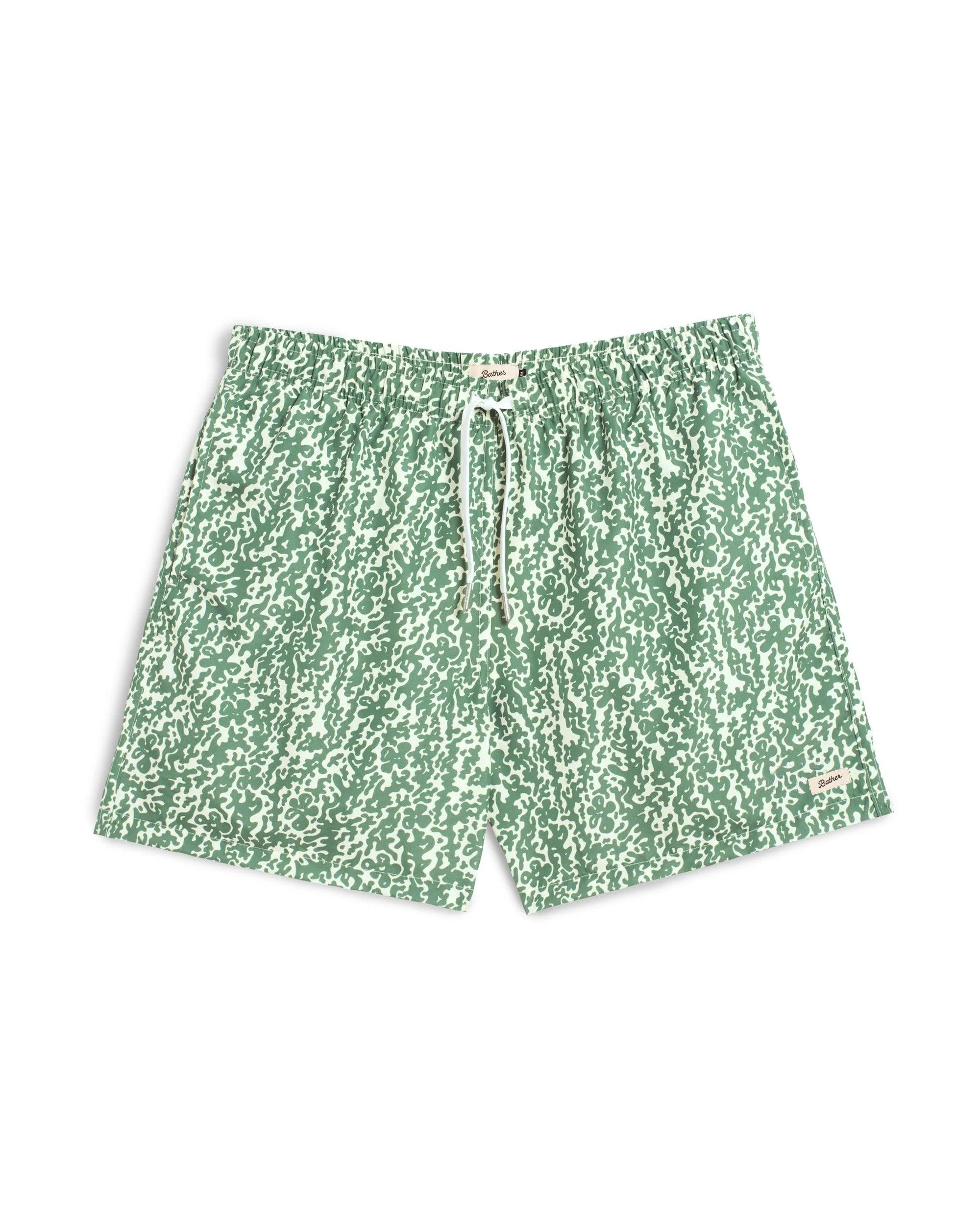 Thyme Tropic Camo Swim Trunk