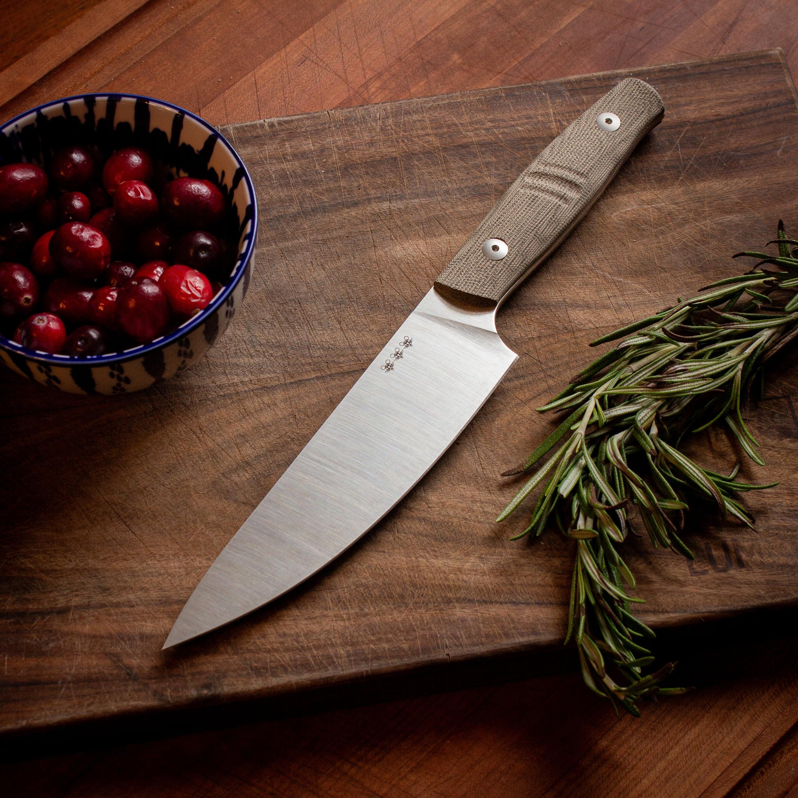 Carving Knife - Green Canvas