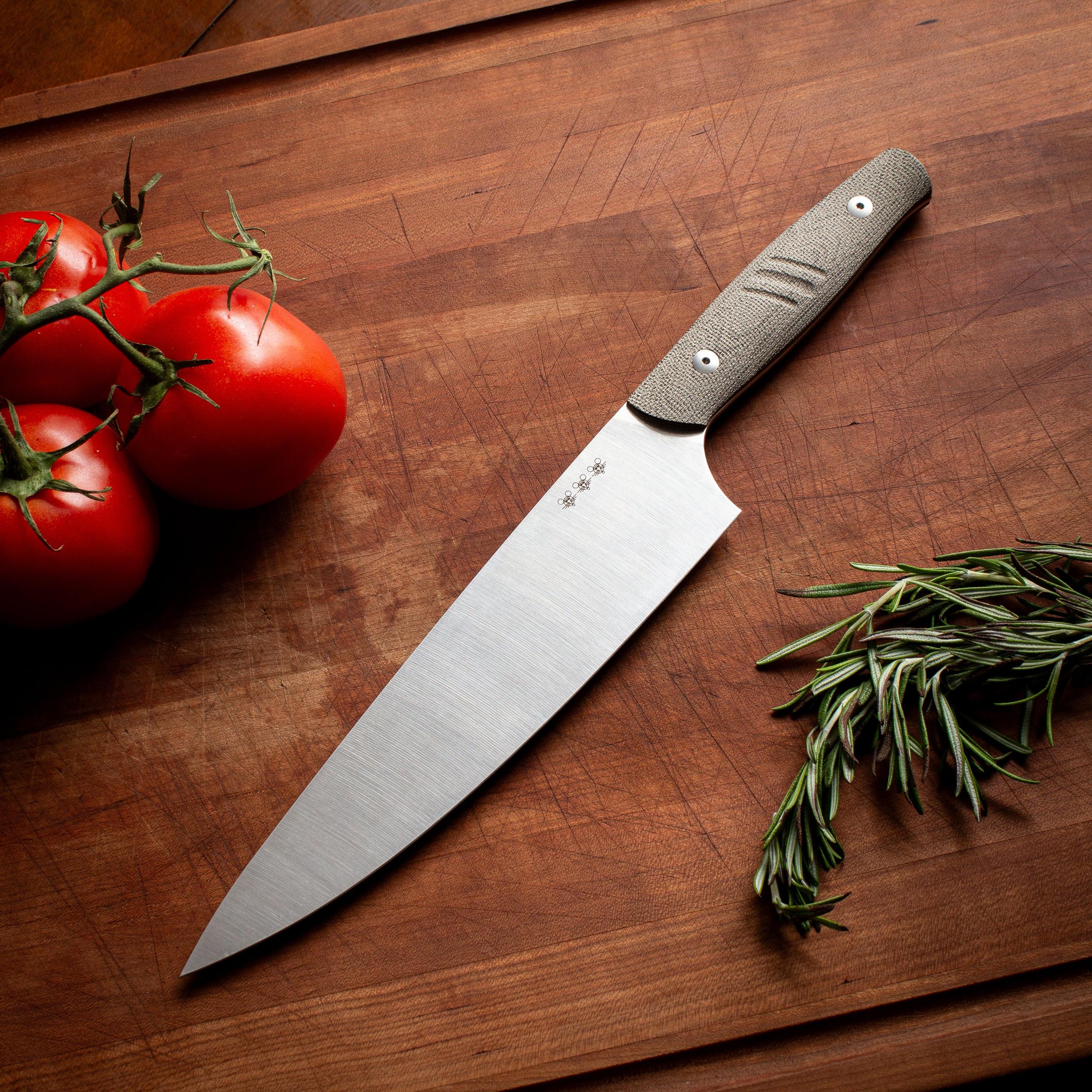 Chef Knife - Green Canvas