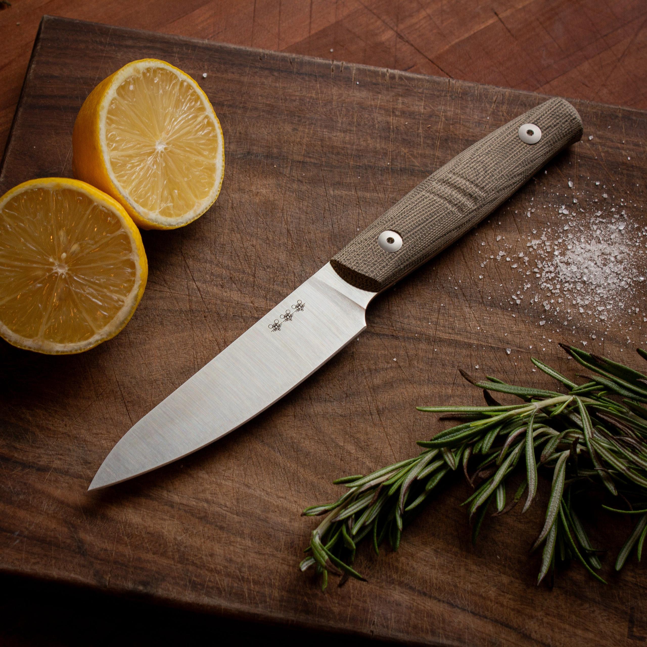 Paring Knife - Green Canvas