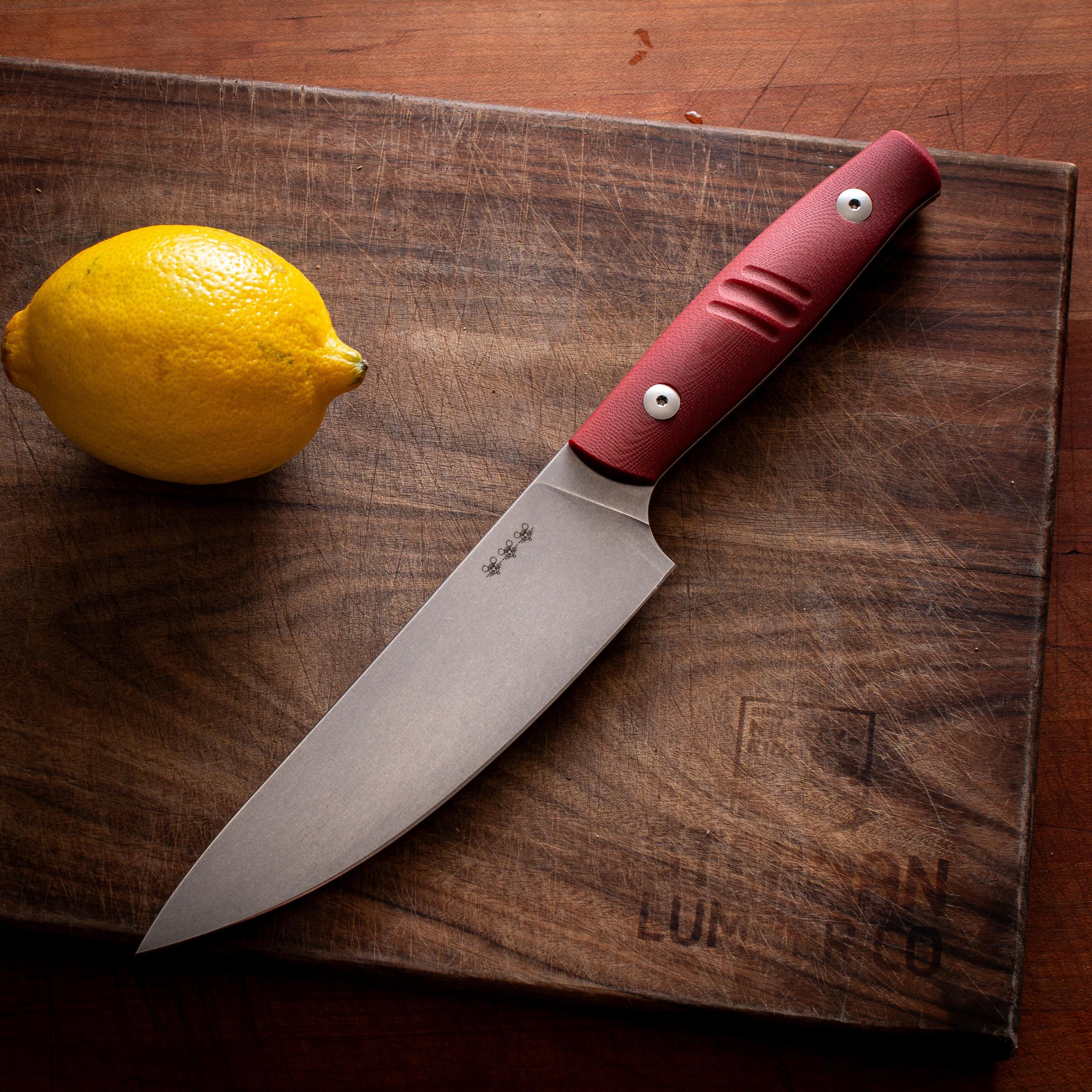Carving Knife - Red G10