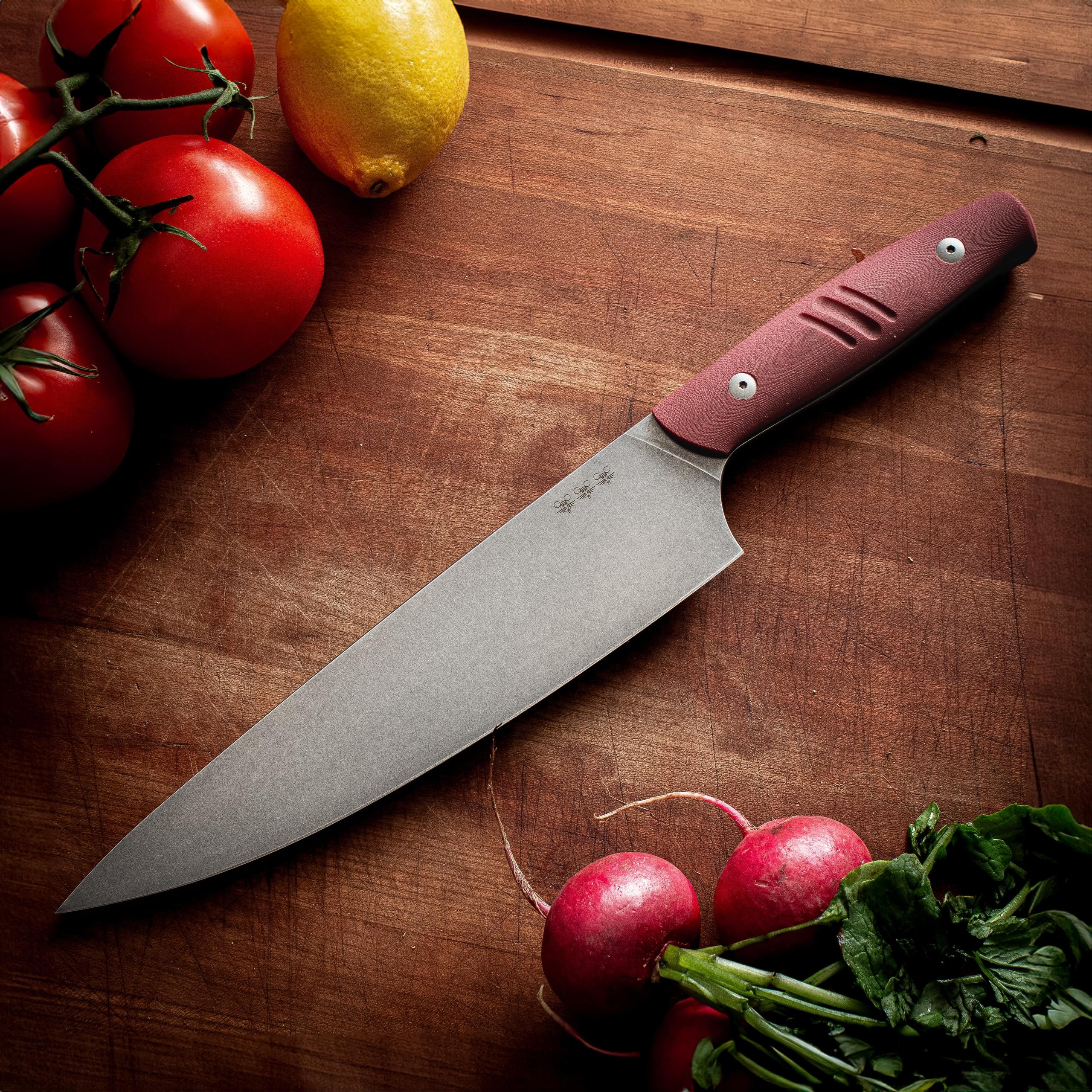 Chef Knife - Red G10