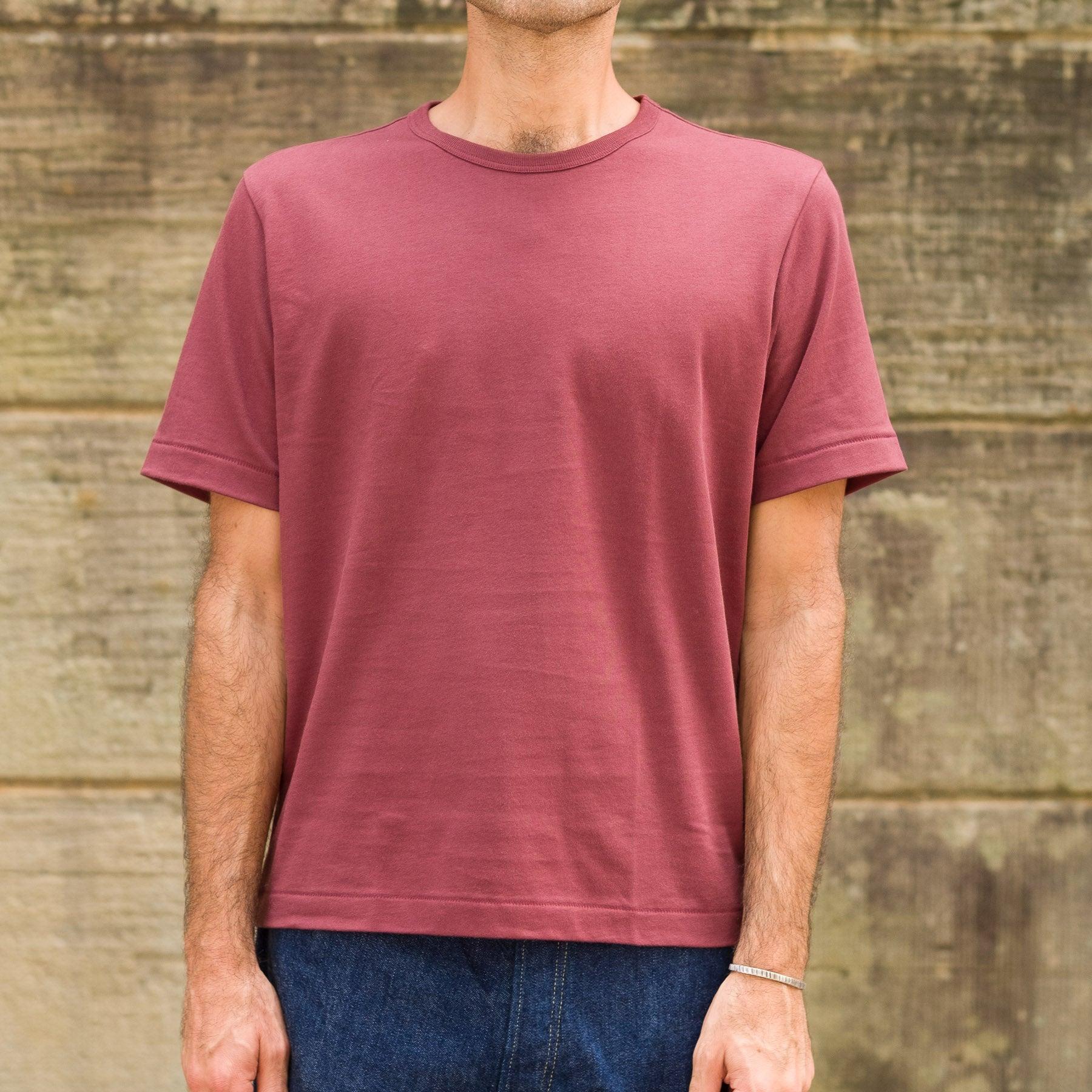 2M15C.02 Cropped Tee in Burgundy