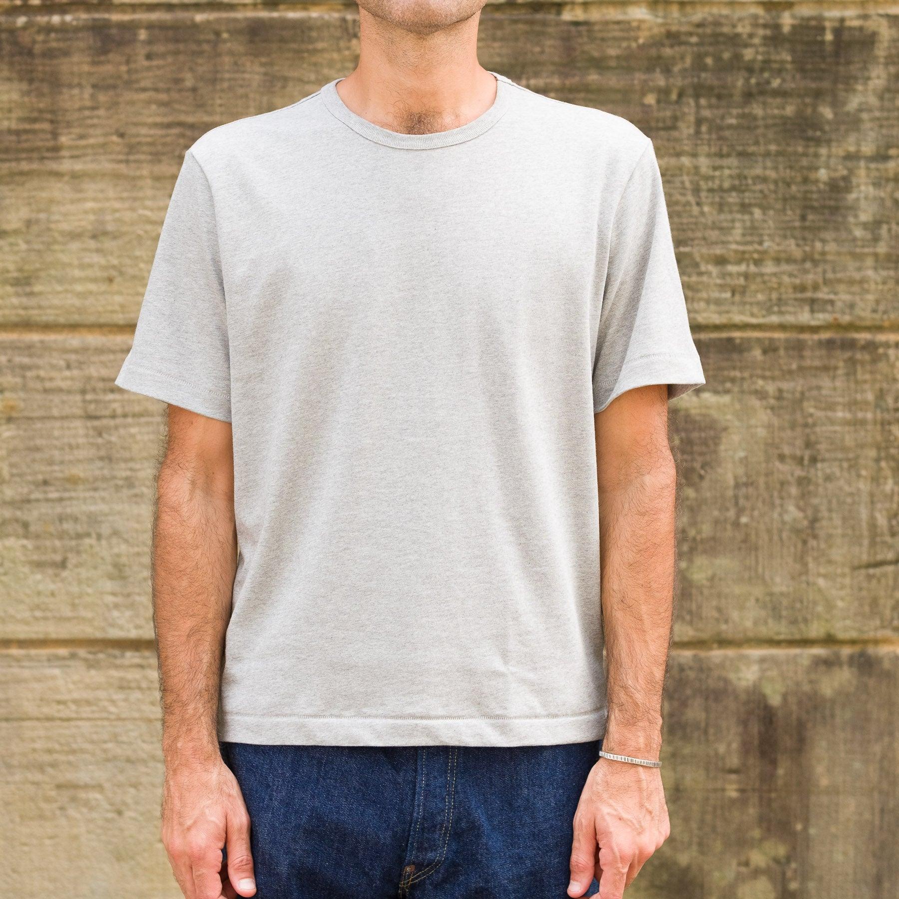 2M15C.80 Cropped Tee in Grey Melange