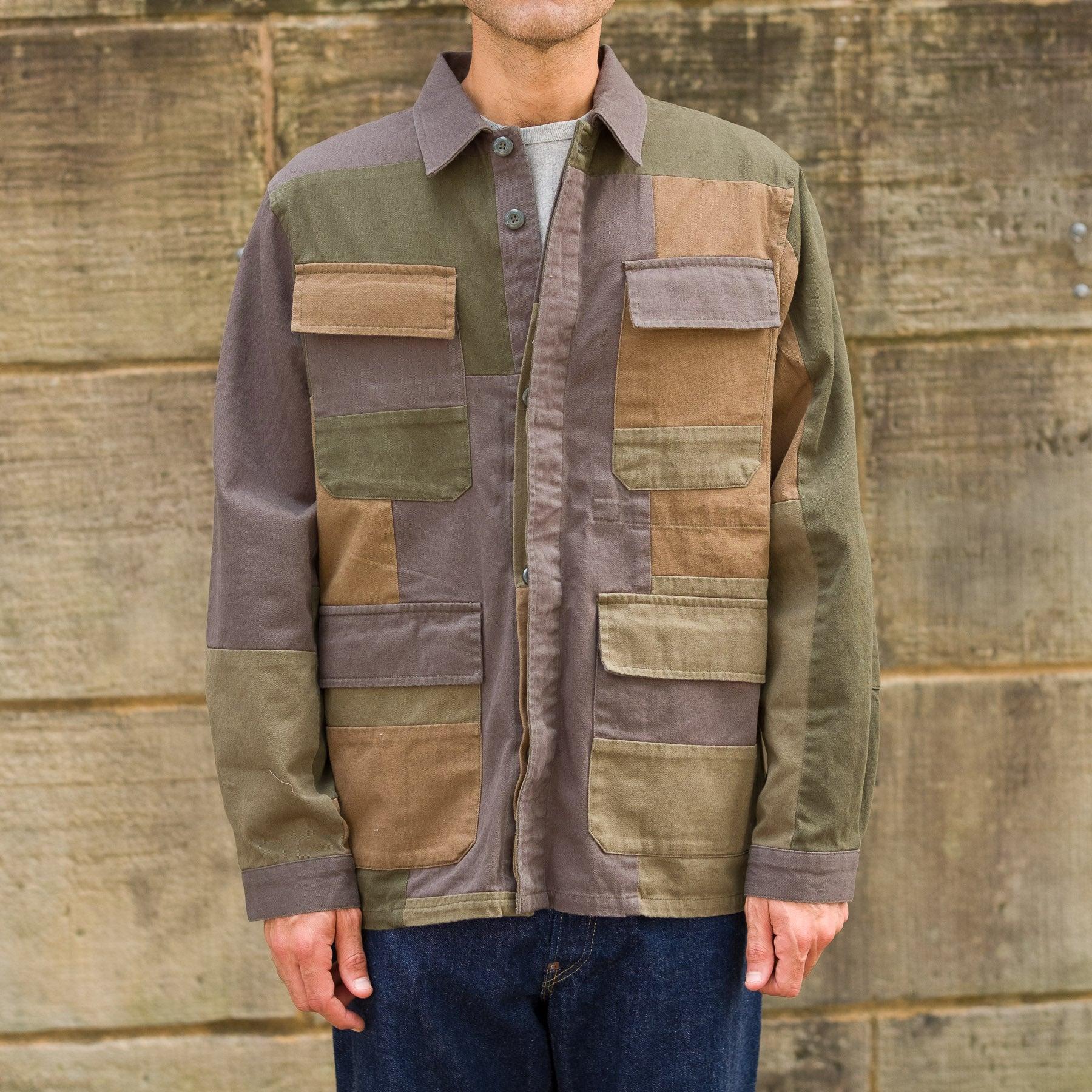 MW Fatigue Jacket in Olive Patchwork