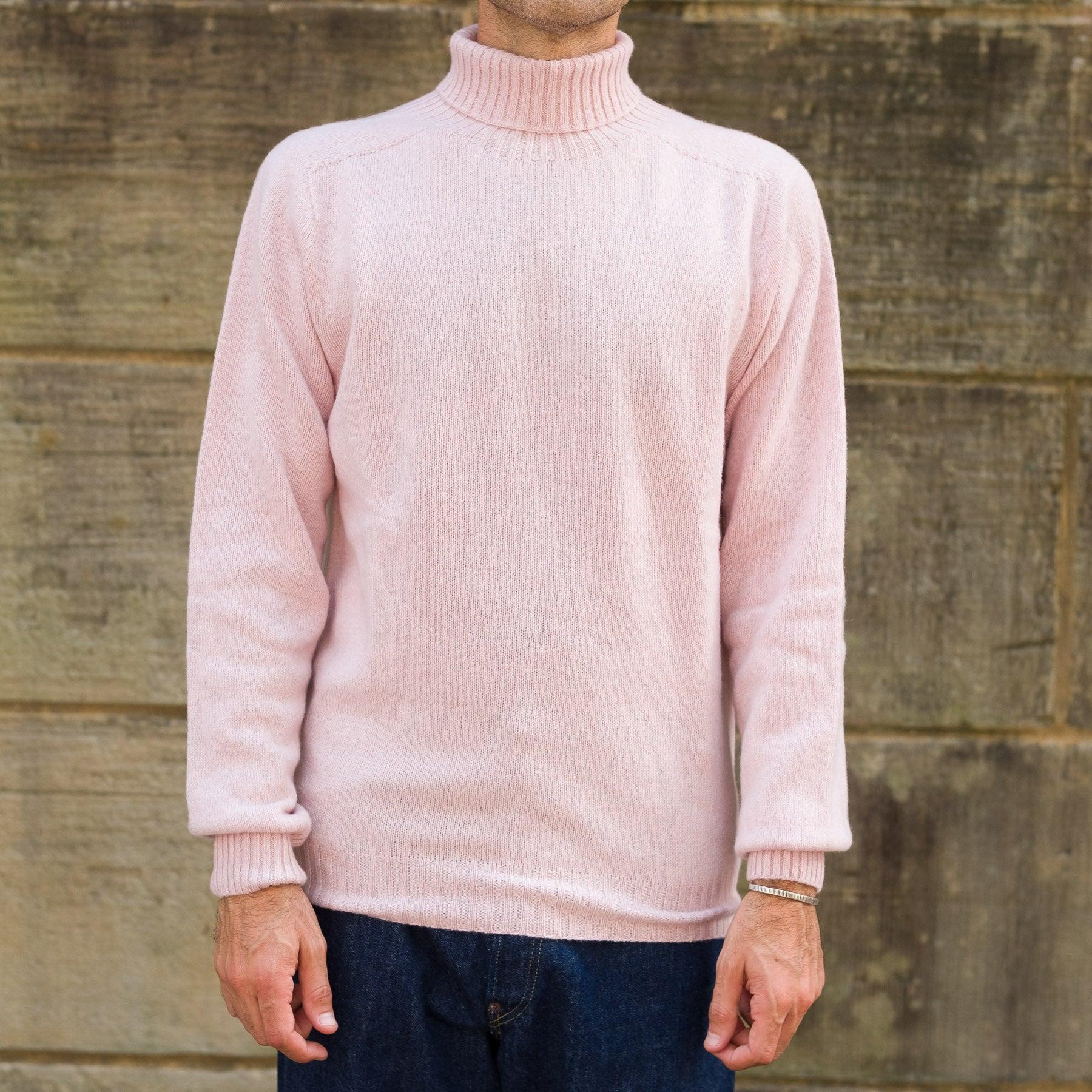 Superfine Lambswool Turtleneck in Nymph